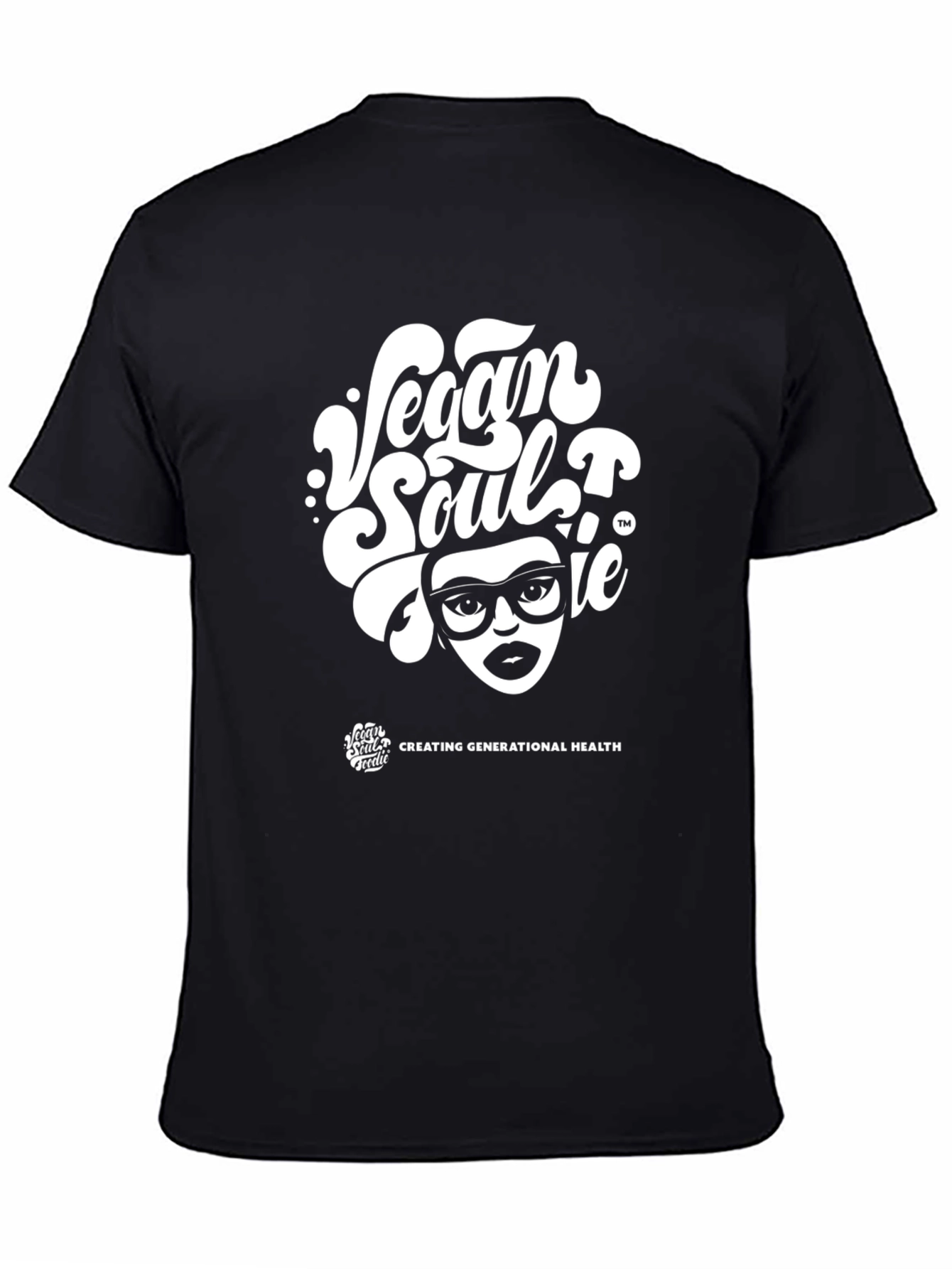 Vegan Soul T-Shirt - Black Graphic Tee