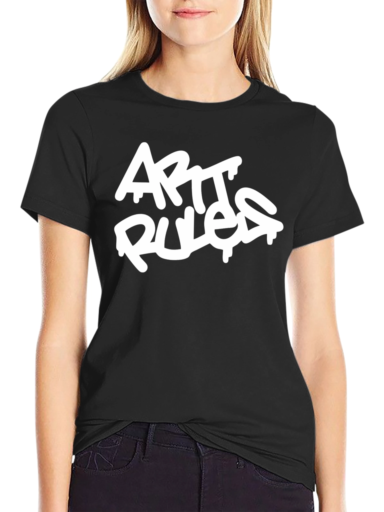Artist Rules Graphic Black T-Shirt
