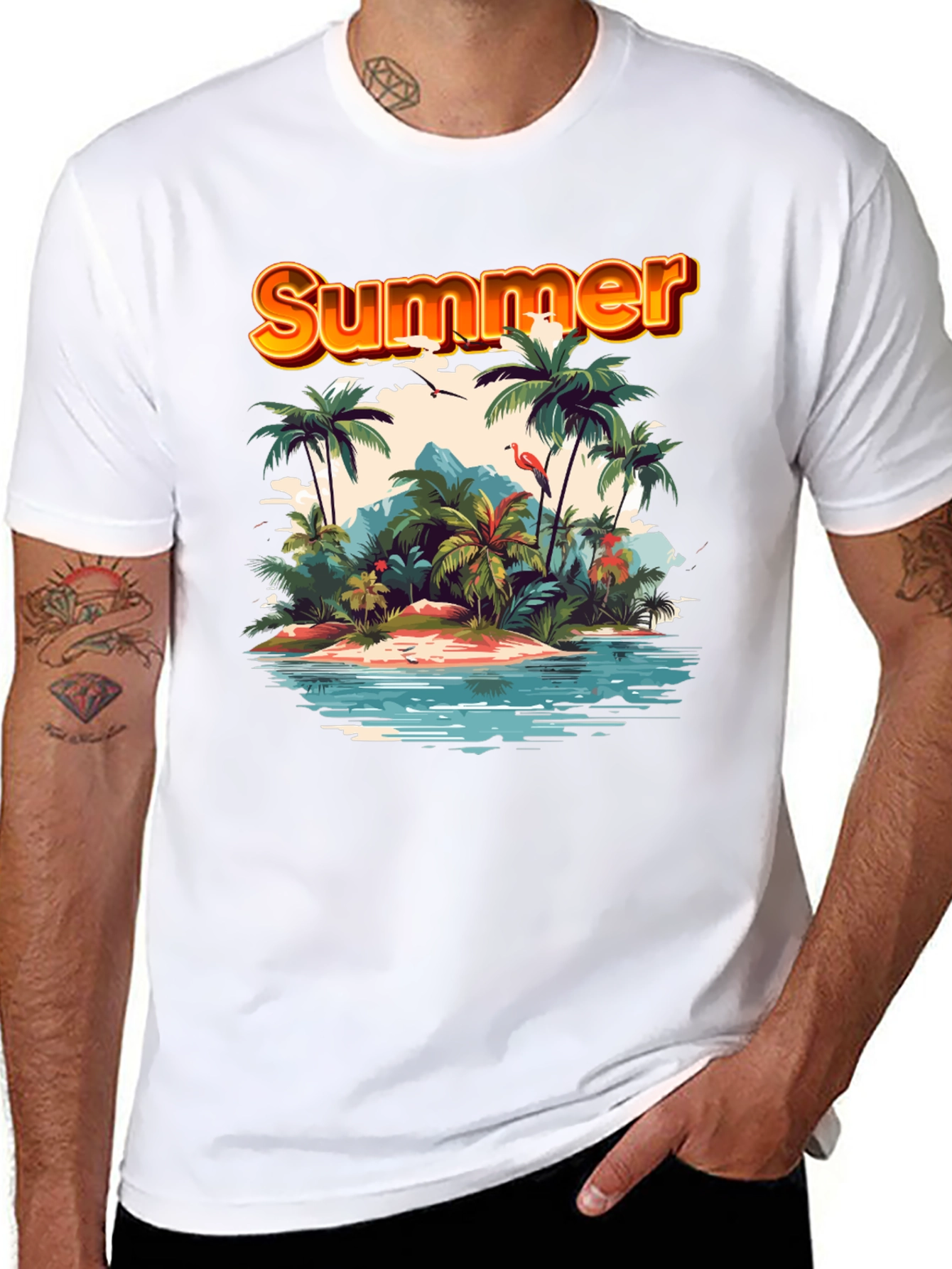 Summer Island Graphic Tee