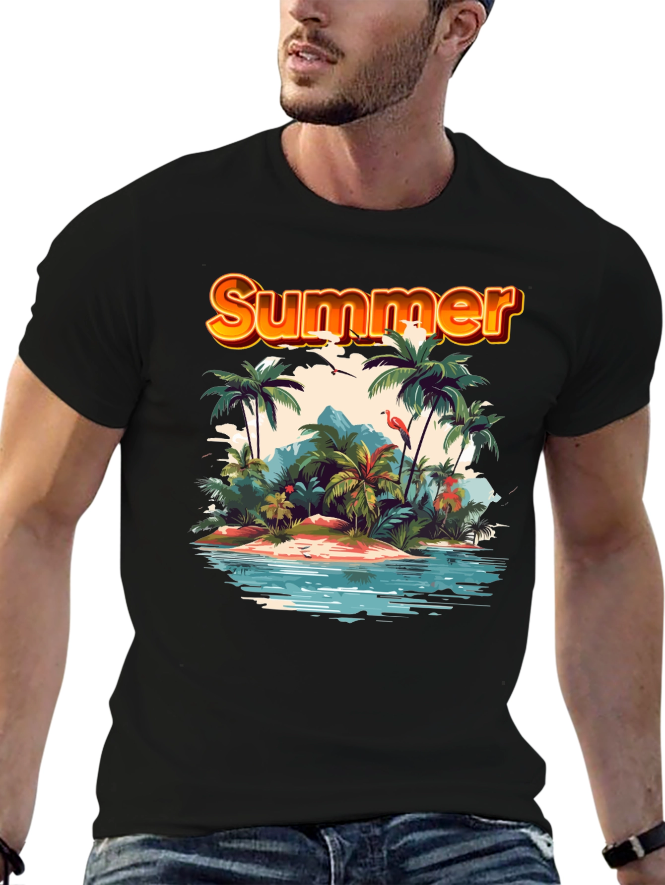 Summer Island Graphic Tee