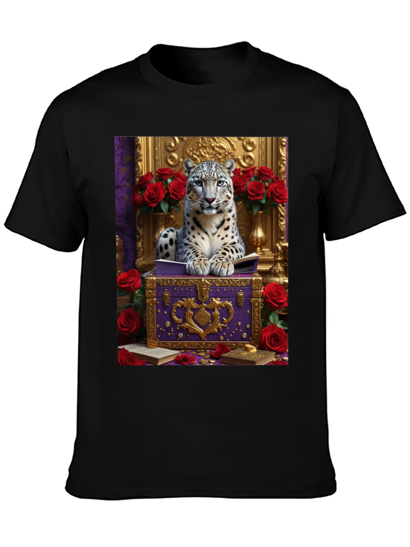 Royal Snow Leopard T-Shirt