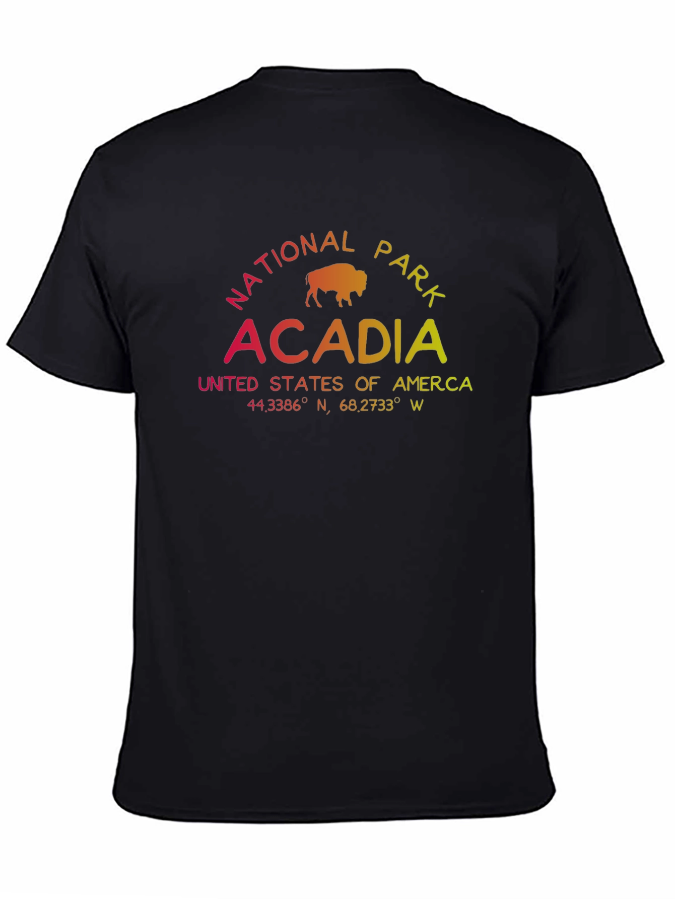 Acadia National Park T-Shirt - Gradient Graphic Tee