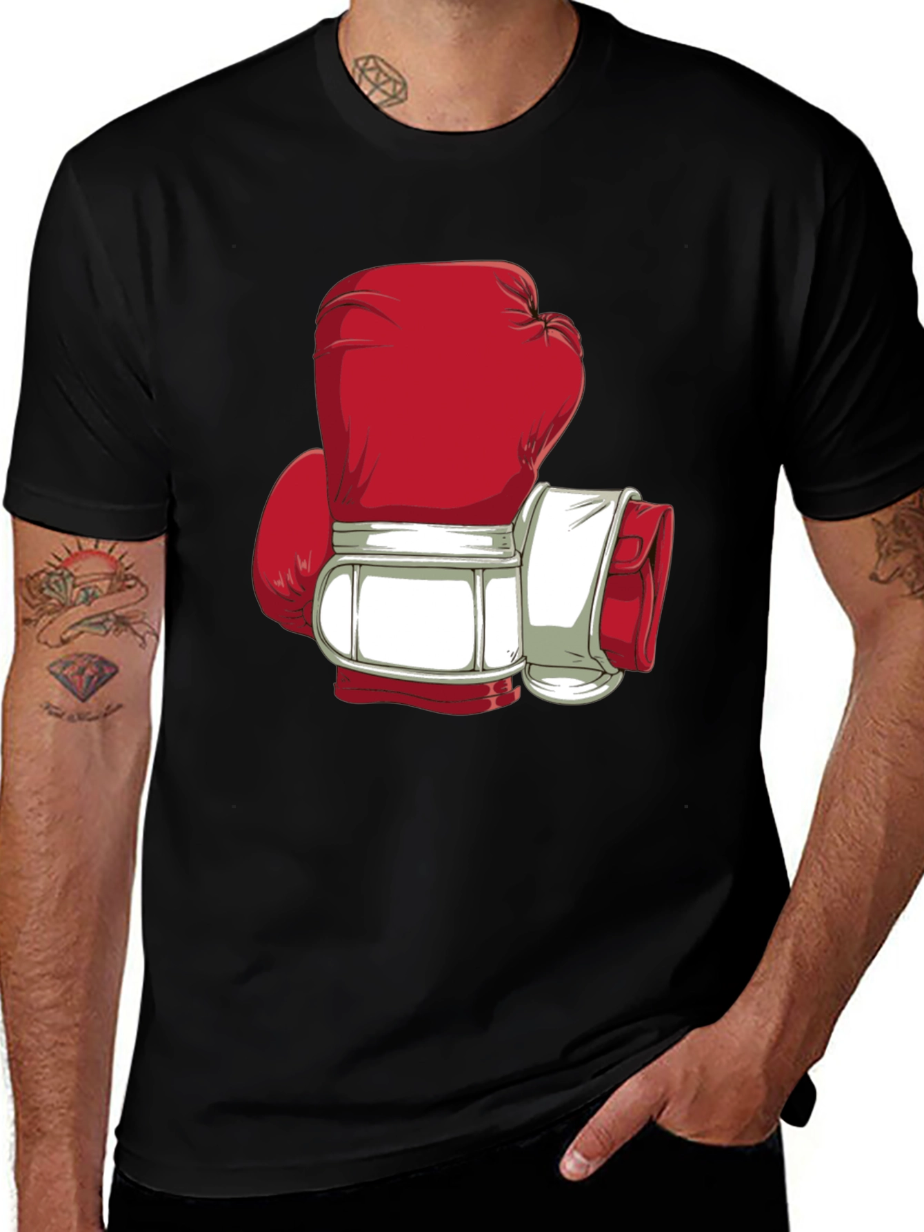 Boxing Glove Graphic Tee - Punch Out Style!