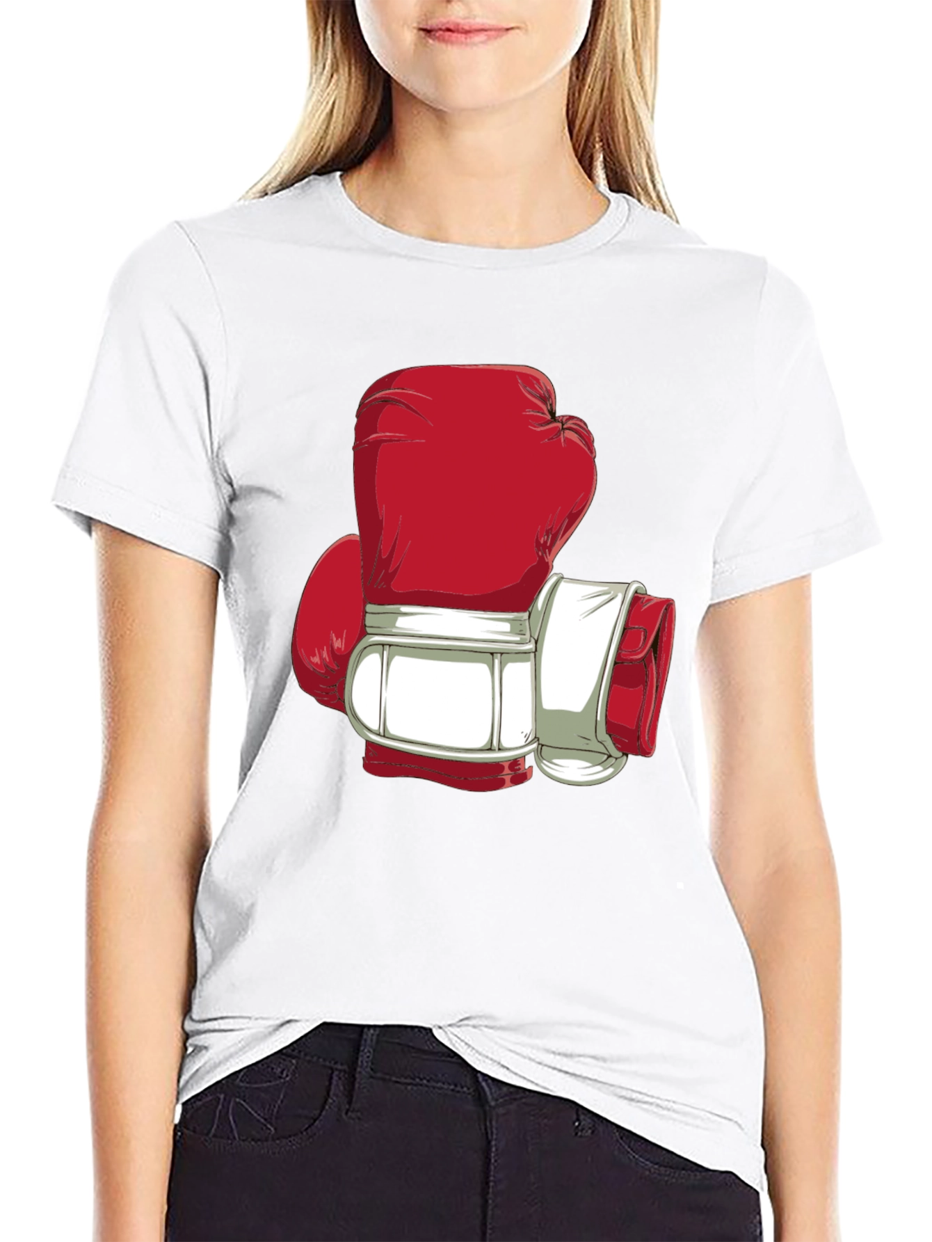 Boxing Glove Graphic Tee - Punch Out Style!