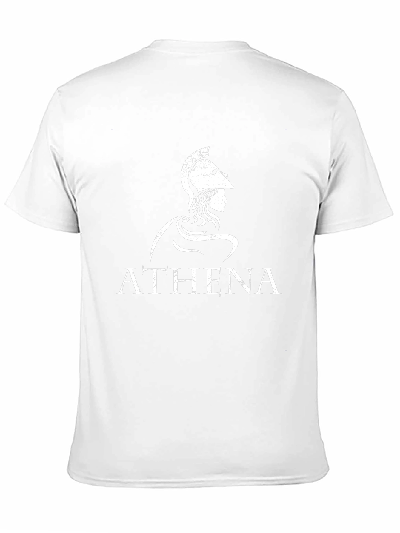 Athena Graphic Tee - Black Cotton T-Shirt