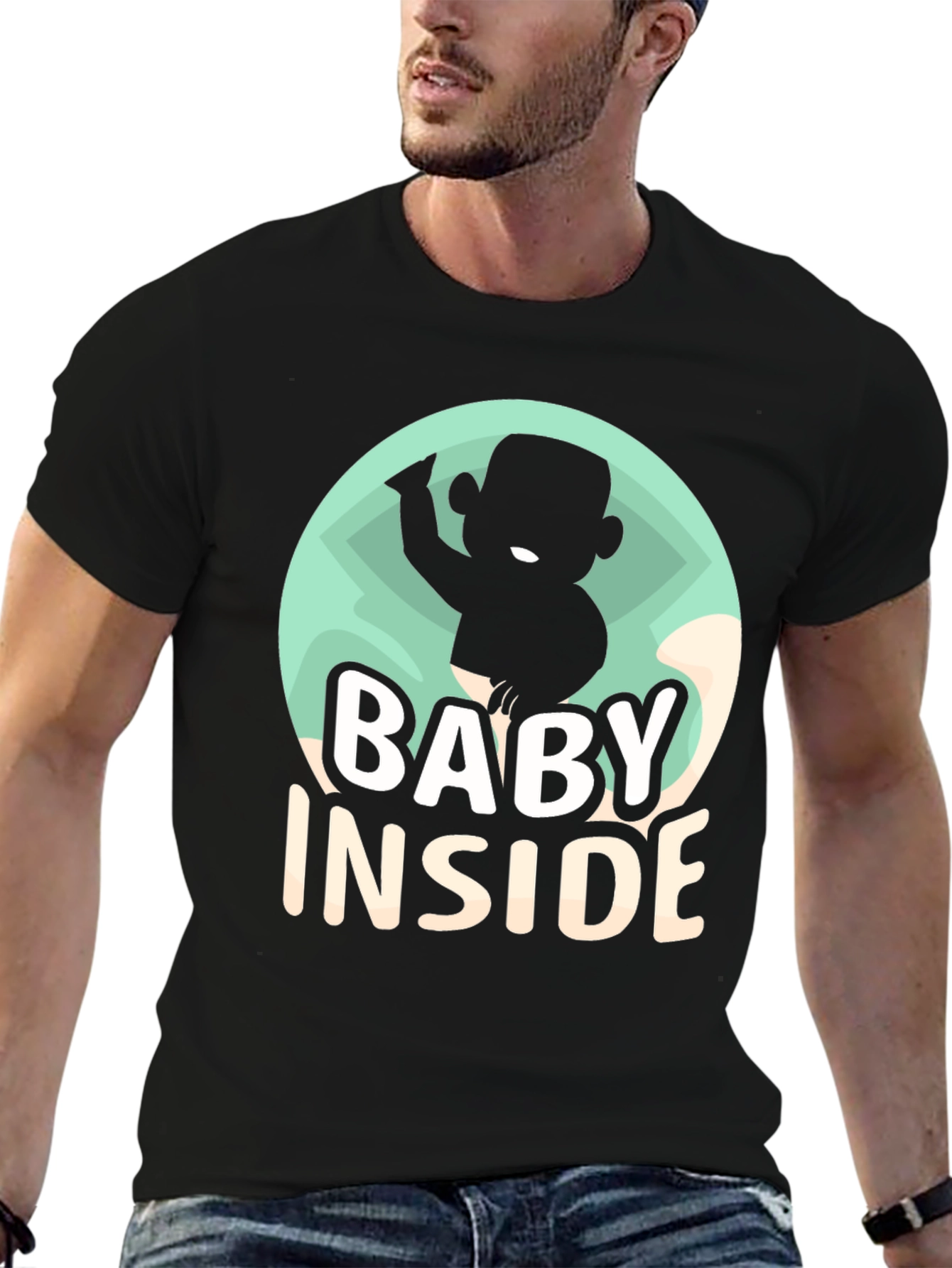Baby Inside Funny Pregnancy Announcement T-Shirt