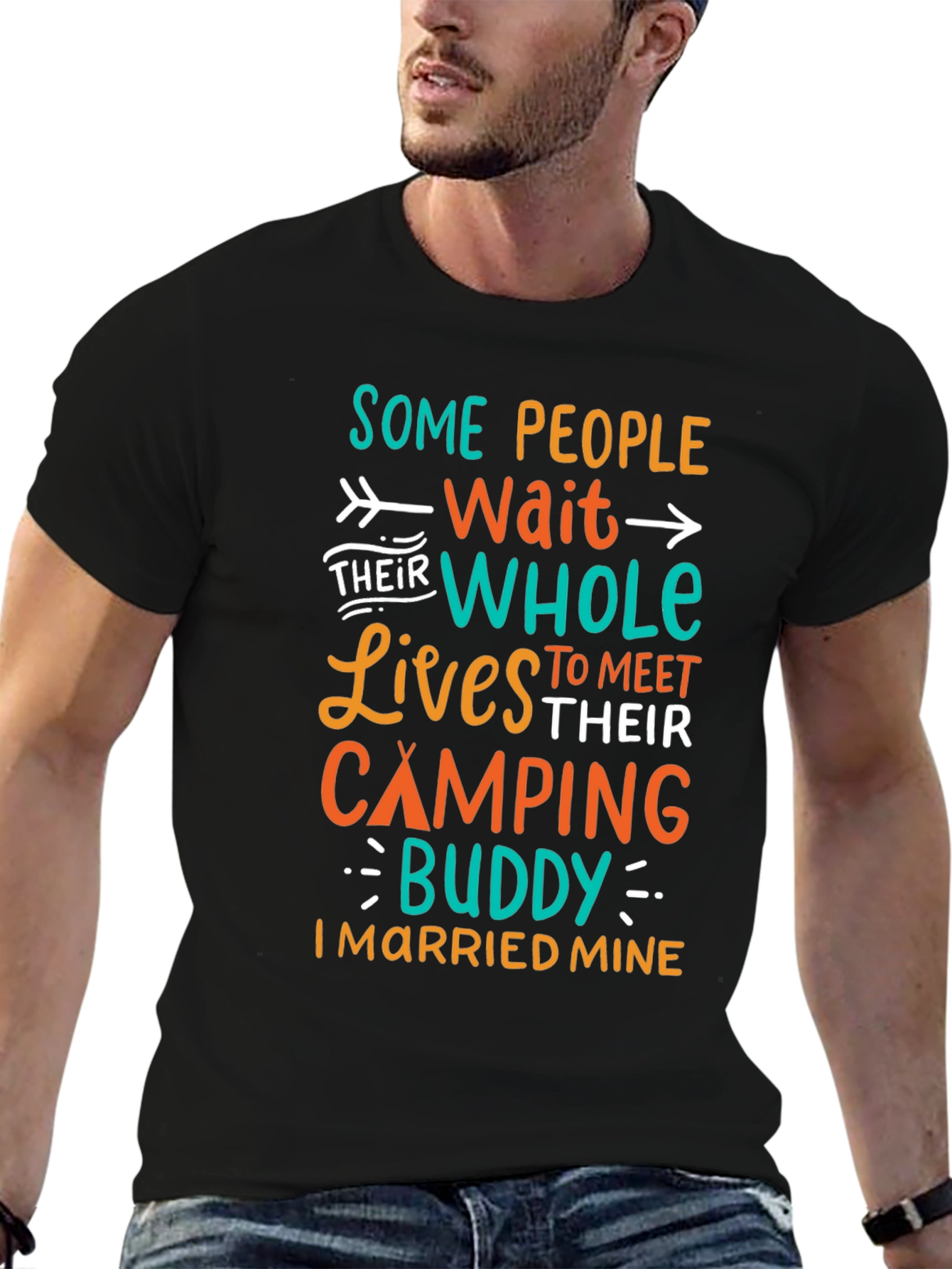 Camping Buddy T-Shirt - Married Mine!