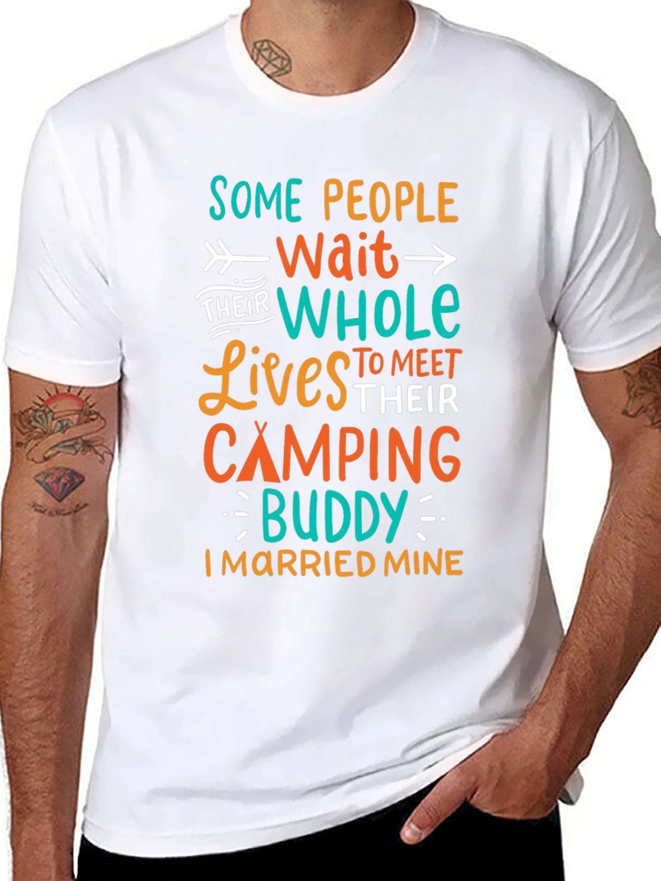 Camping Buddy T-Shirt - Married Mine!