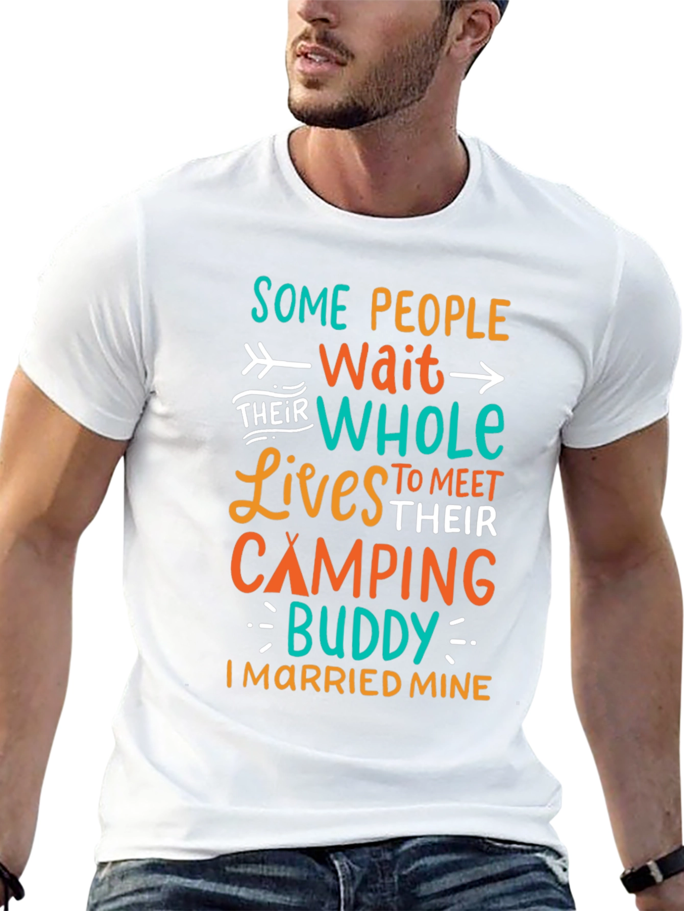Camping Buddy T-Shirt - Married Mine!