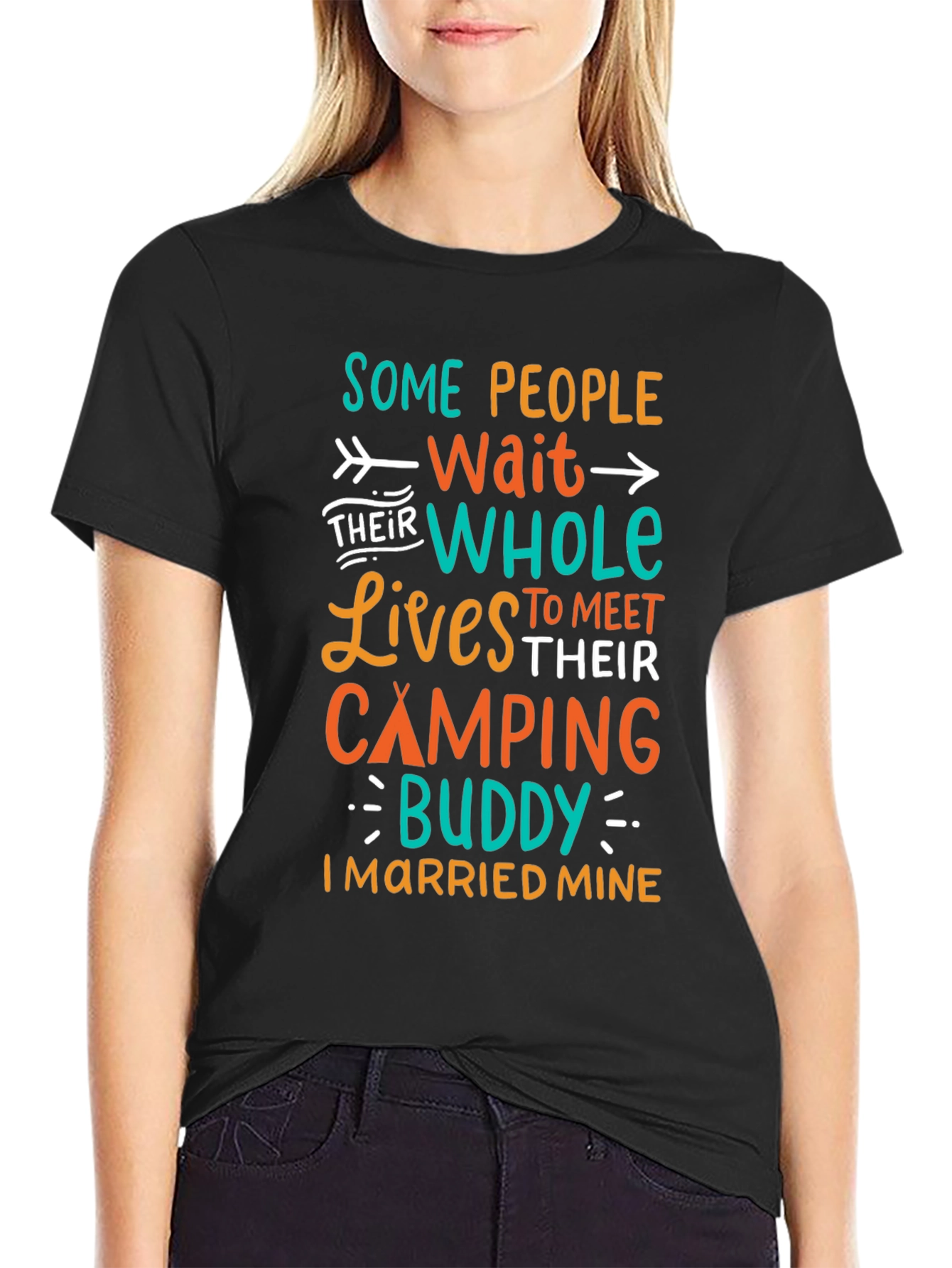 Camping Buddy T-Shirt - Married Mine!