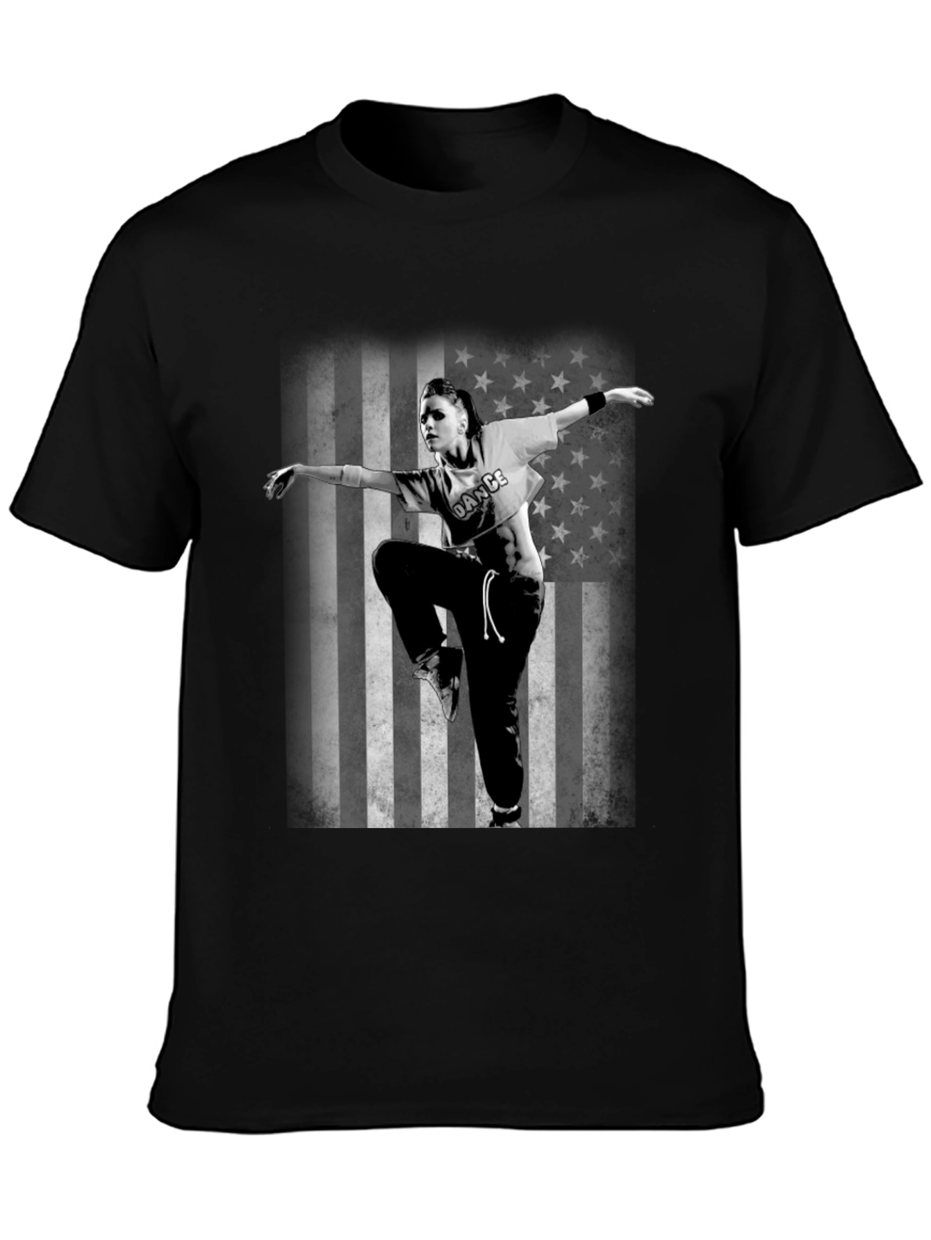 Dance USA Flag Graphic T-Shirt