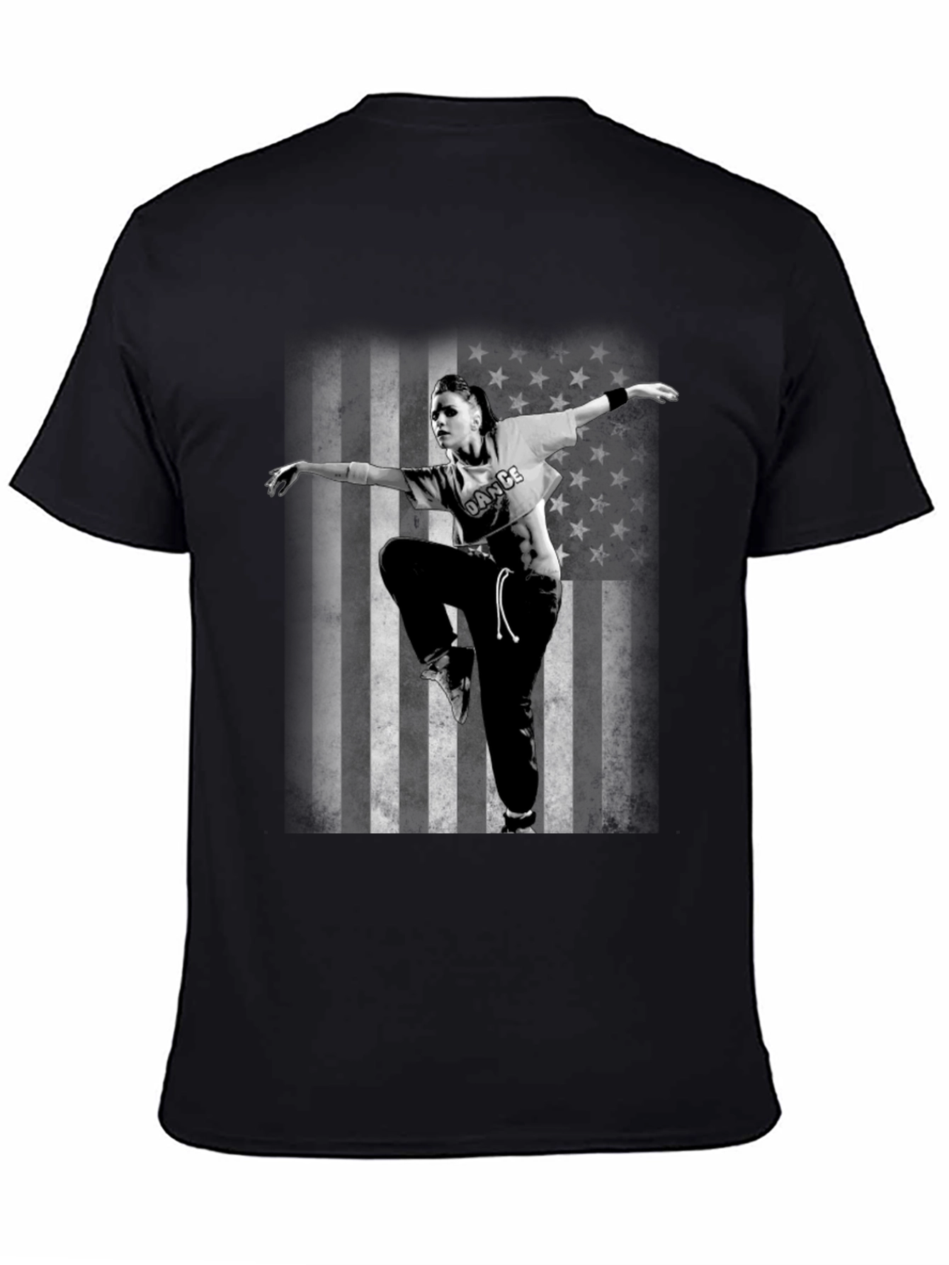 Dance USA Flag Graphic T-Shirt