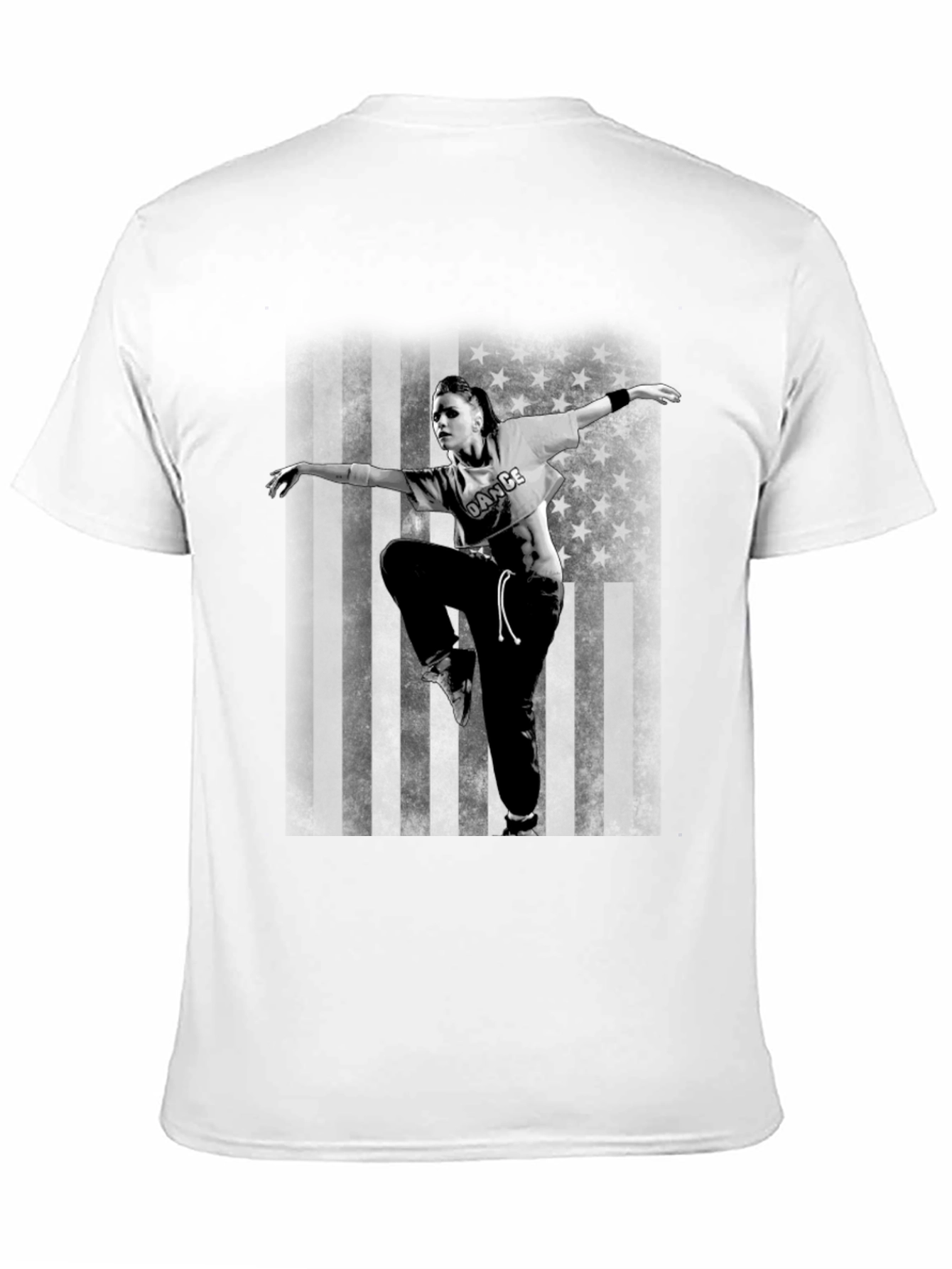 Dance USA Flag Graphic T-Shirt