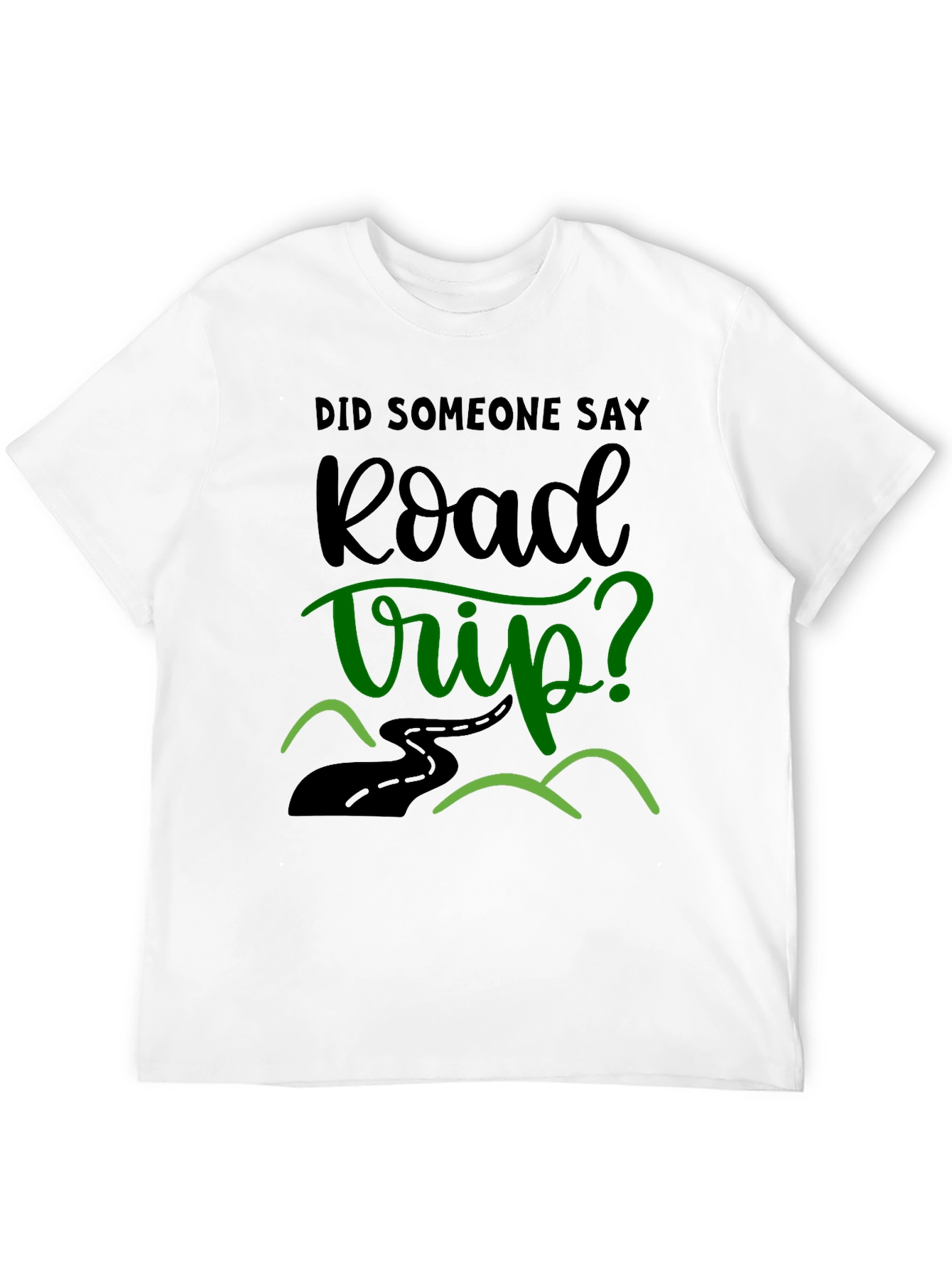 Road Trip T-Shirt - Black Graphic Tee