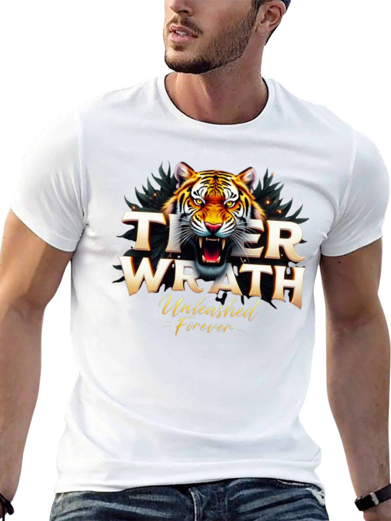 Tiger Wrath Unleashed Forever Graphic T-Shirt