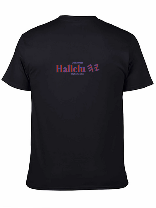 Hallelu Yah Highest Praise Black T-Shirt