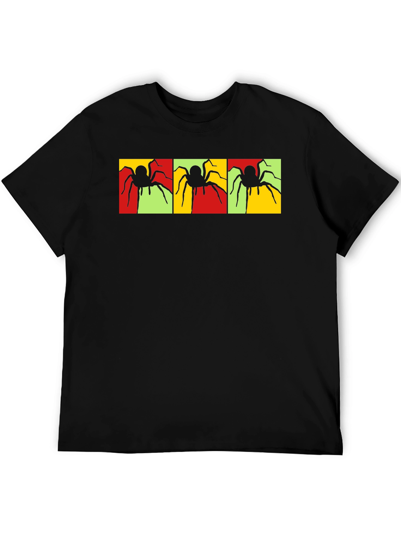 Spider Graphic T-Shirt - Bold Pop Art Design