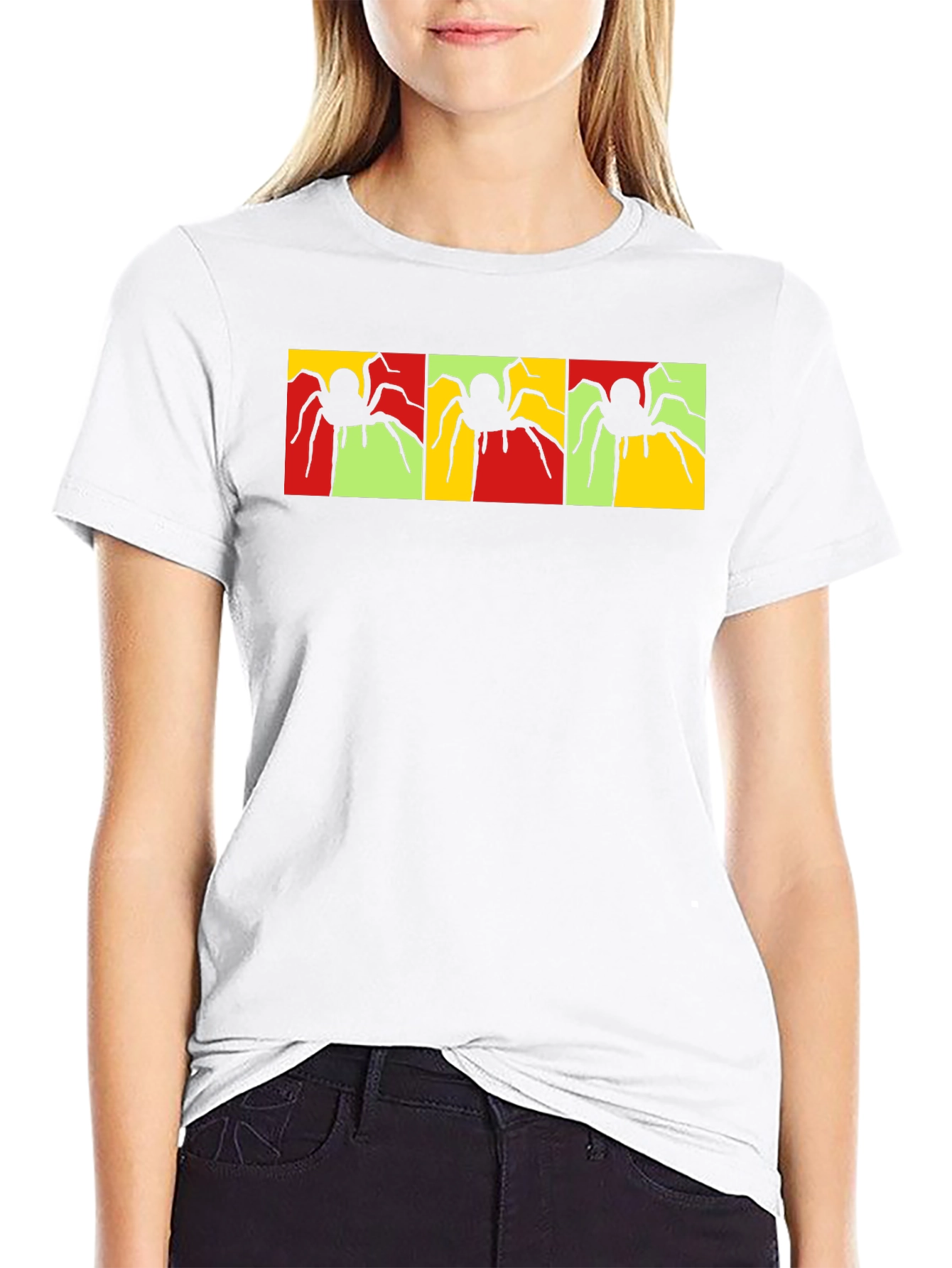 Spider Graphic T-Shirt - Bold Pop Art Design