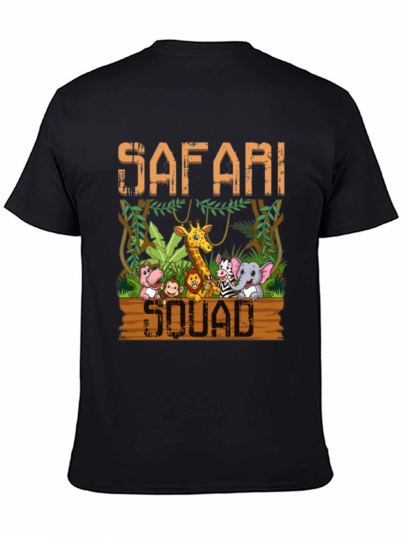 Safari Squad T-Shirt - Jungle Animal Cartoon