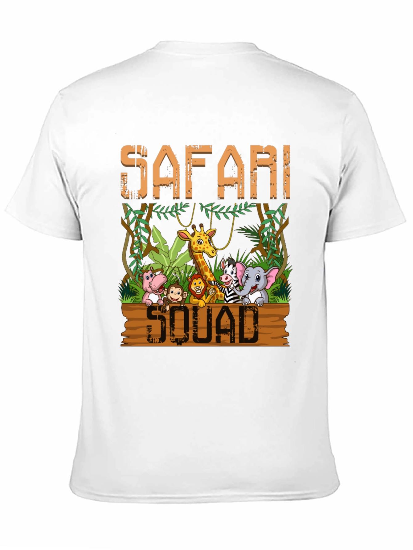 Safari Squad T-Shirt - Jungle Animal Cartoon