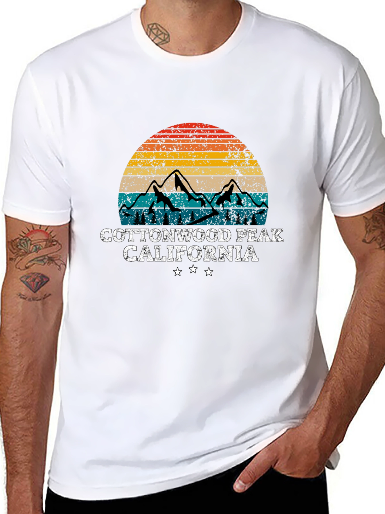 Cottonwood Peak California T-Shirt