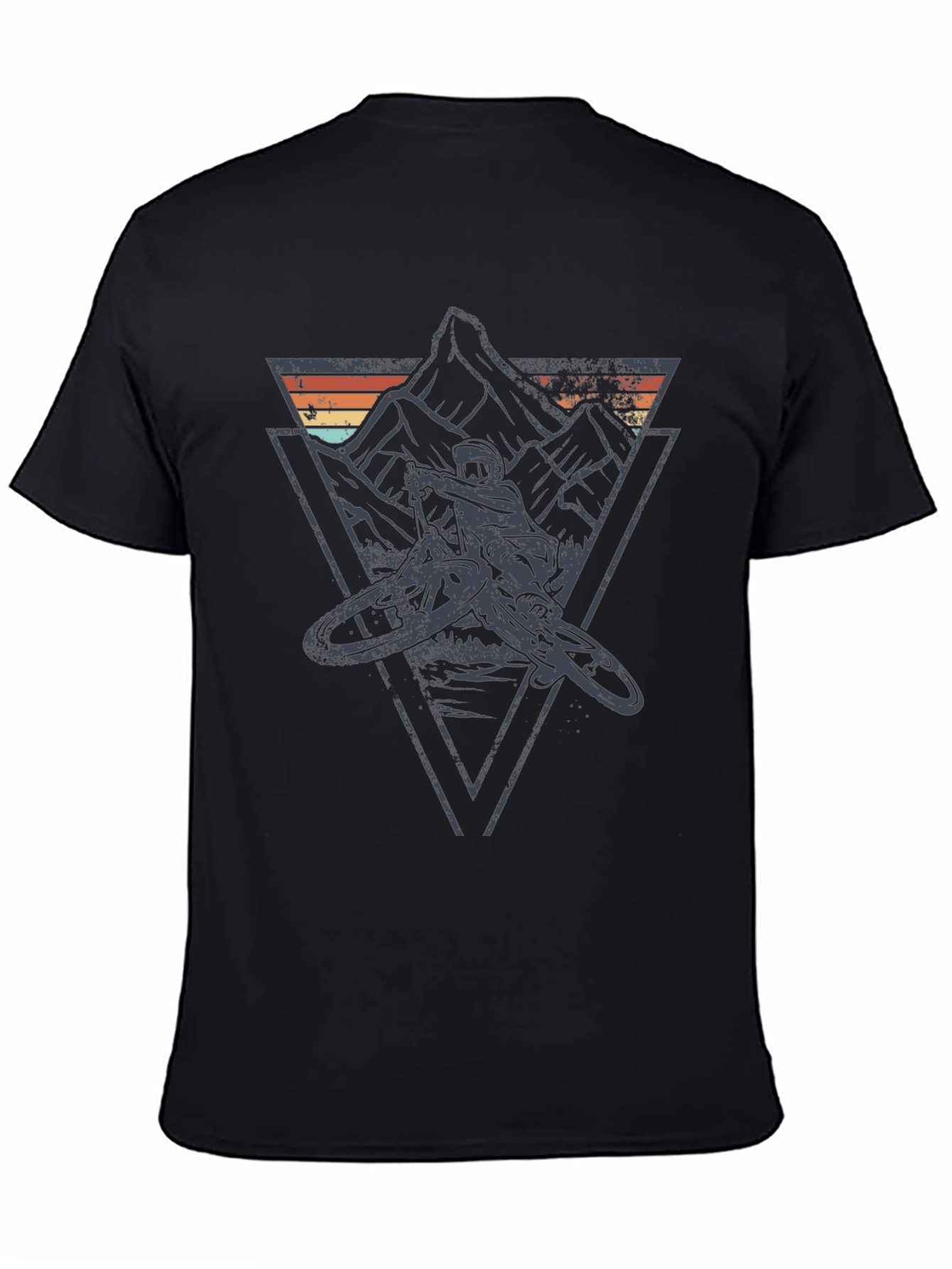 Mountain Biker Graphic Tee - Adventure Awaits!