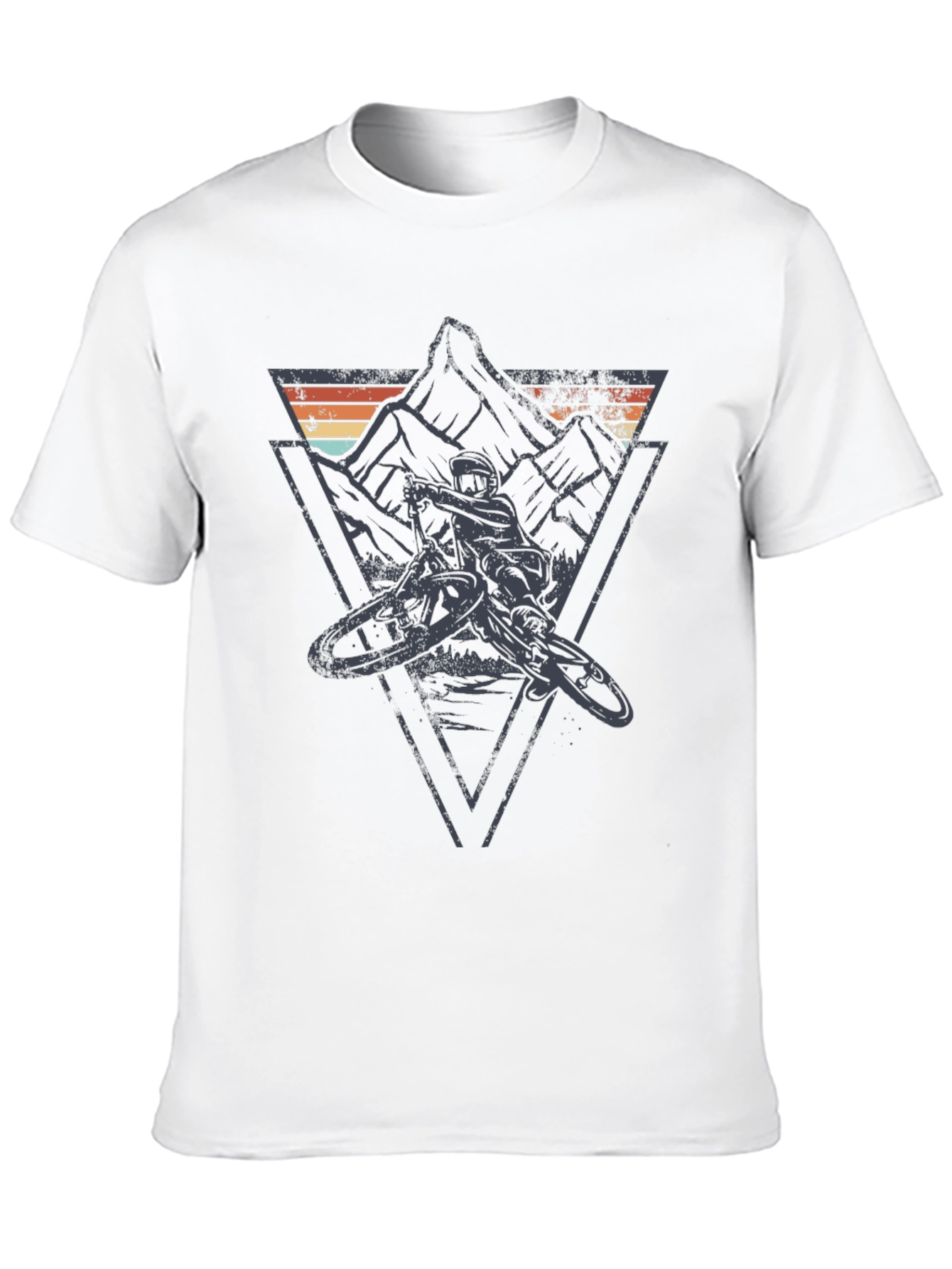 Mountain Biker Graphic Tee - Adventure Awaits!