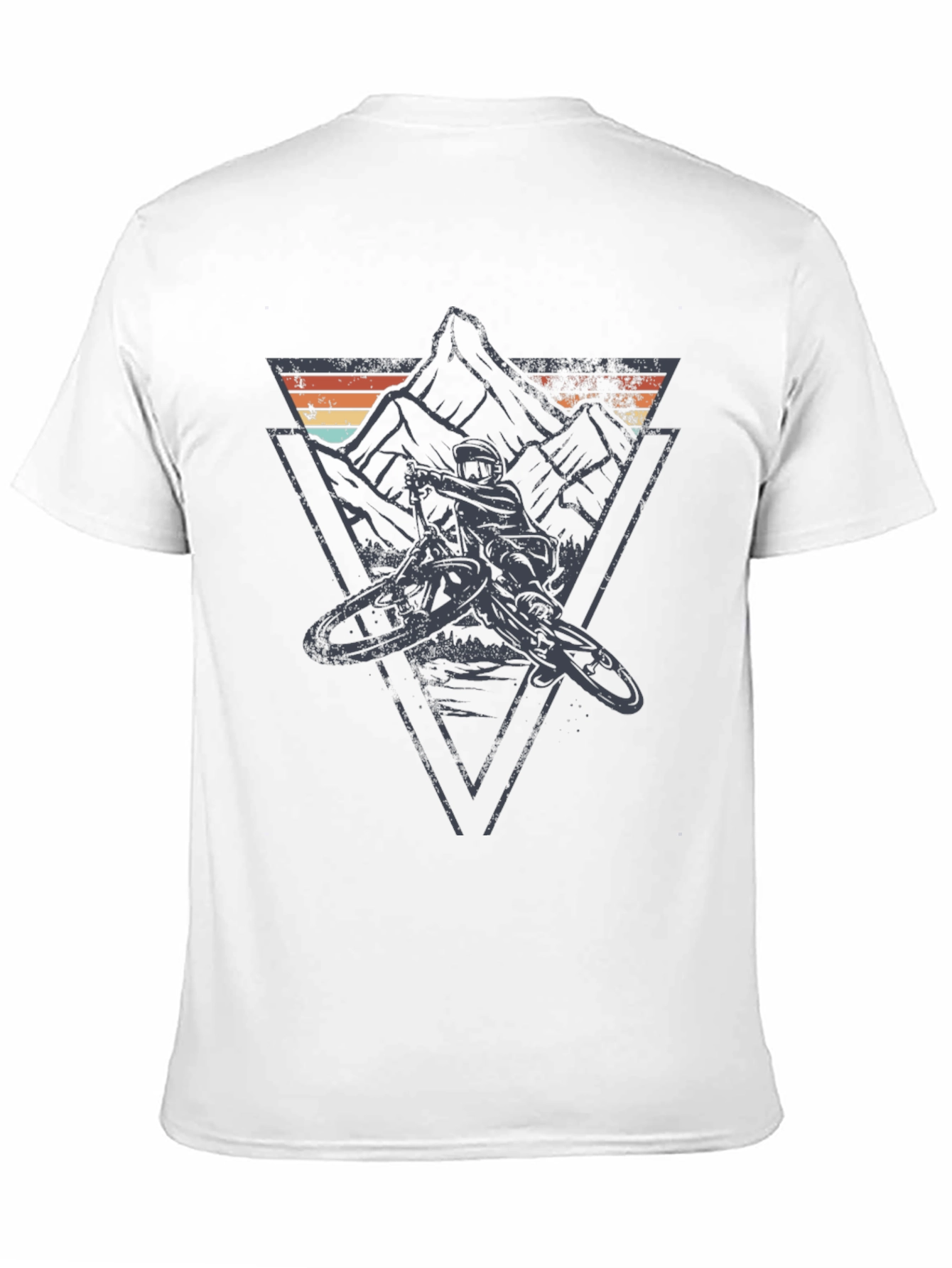 Mountain Biker Graphic Tee - Adventure Awaits!