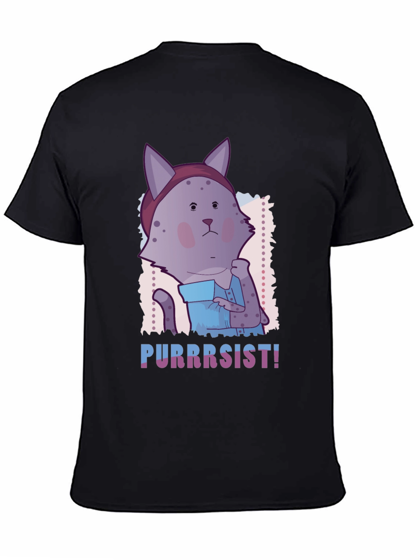 Purrrsist! Cat Graphic Tee - Unisex Soft Cotton