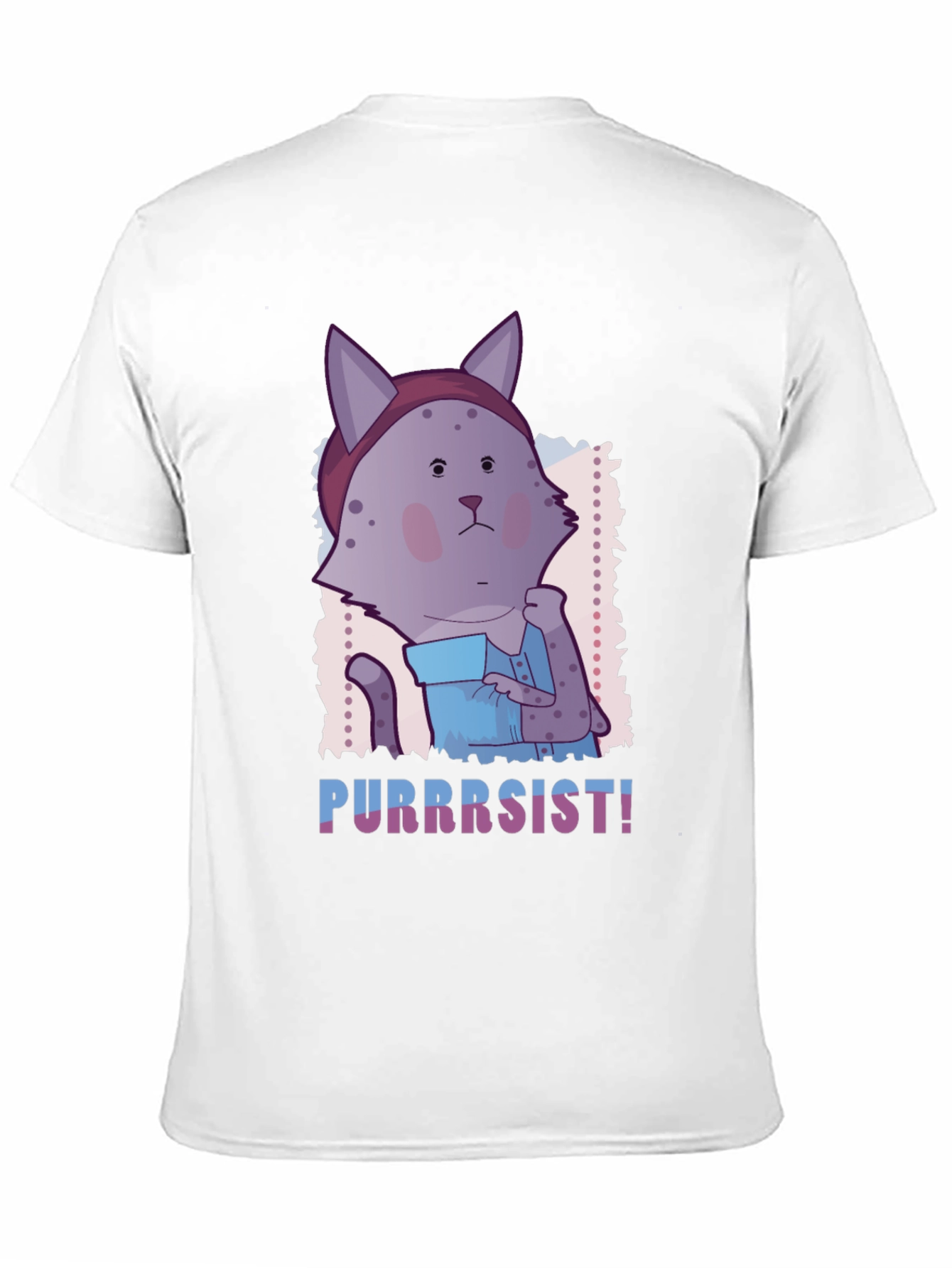 Purrrsist! Cat Graphic Tee - Unisex Soft Cotton