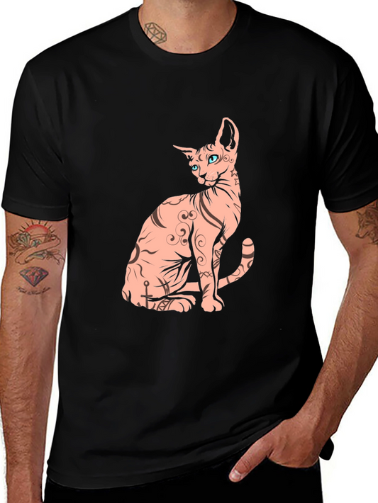 Sphynx Cat Graphic Tee - Unique & Stylish