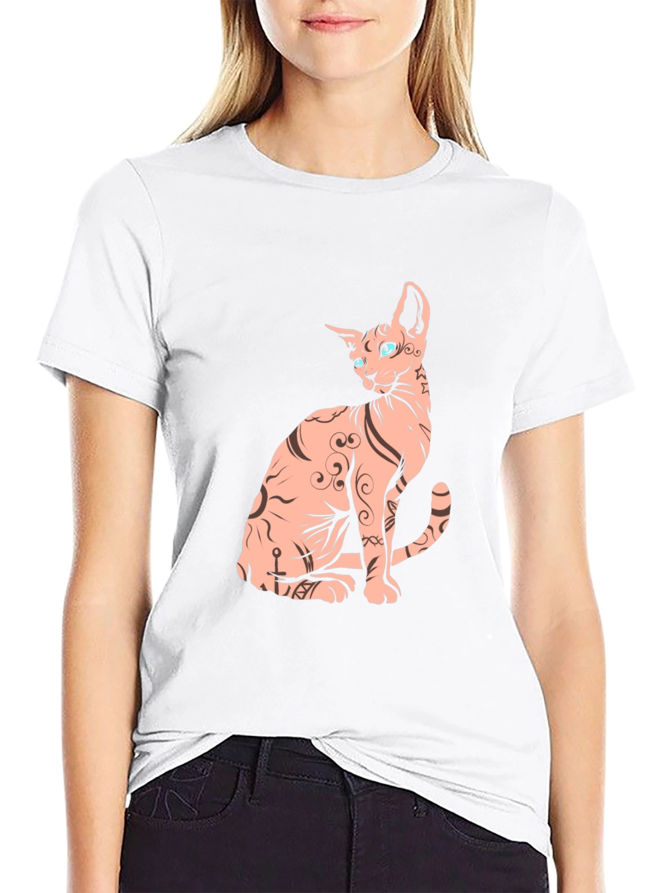 Sphynx Cat Graphic Tee - Unique & Stylish