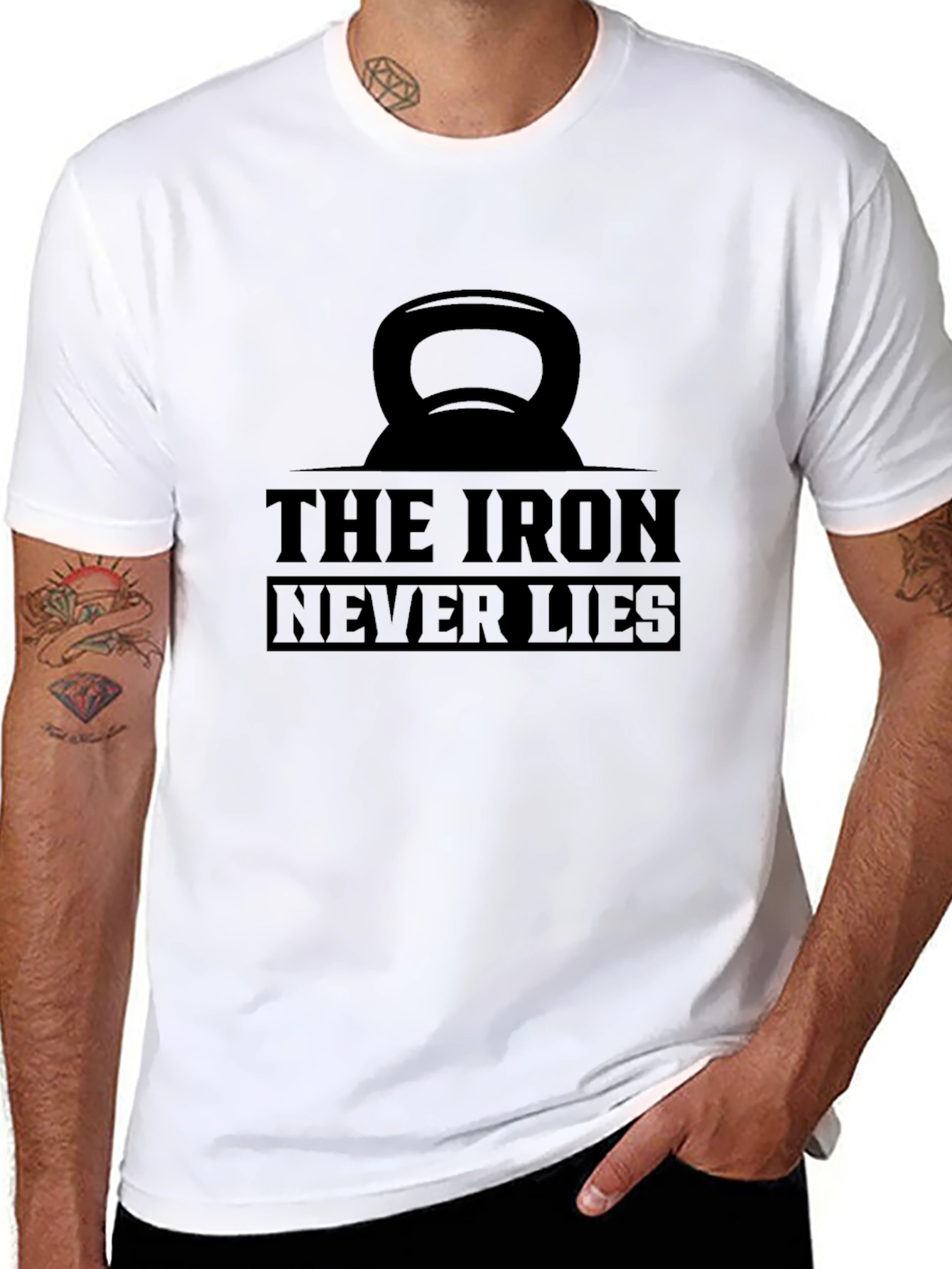 The Iron Never Lies Black Graphic Tee