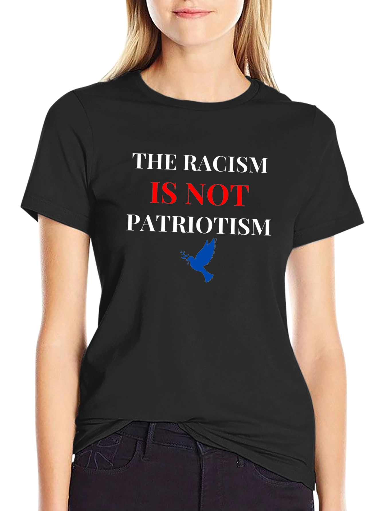 Anti-Racism T-Shirt: Patriotism Not Racism
