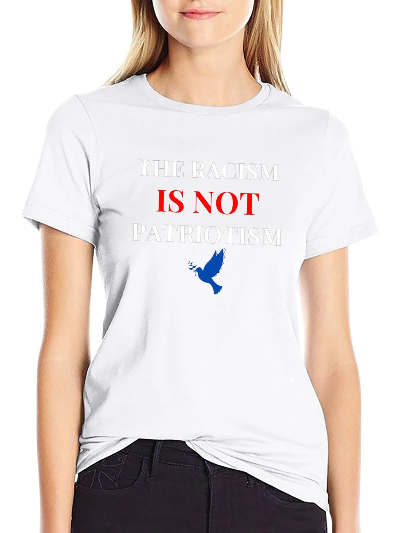 Anti-Racism T-Shirt: Patriotism Not Racism