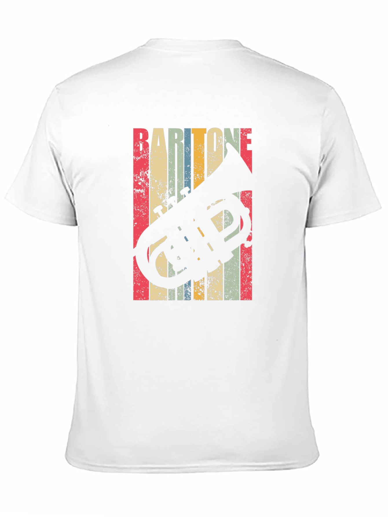Baritone Horn Retro Style T-Shirt