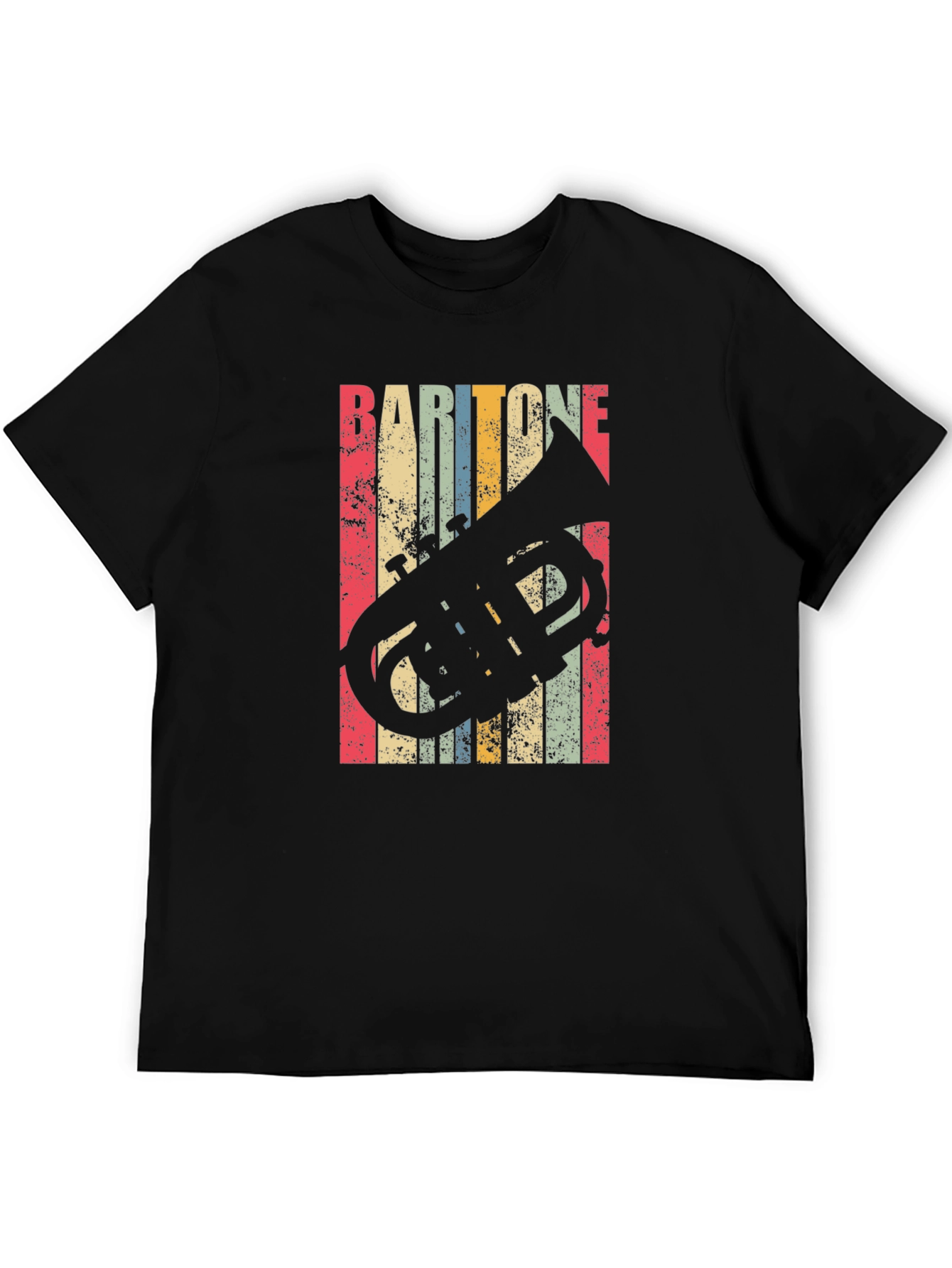 Baritone Horn Retro Style T-Shirt