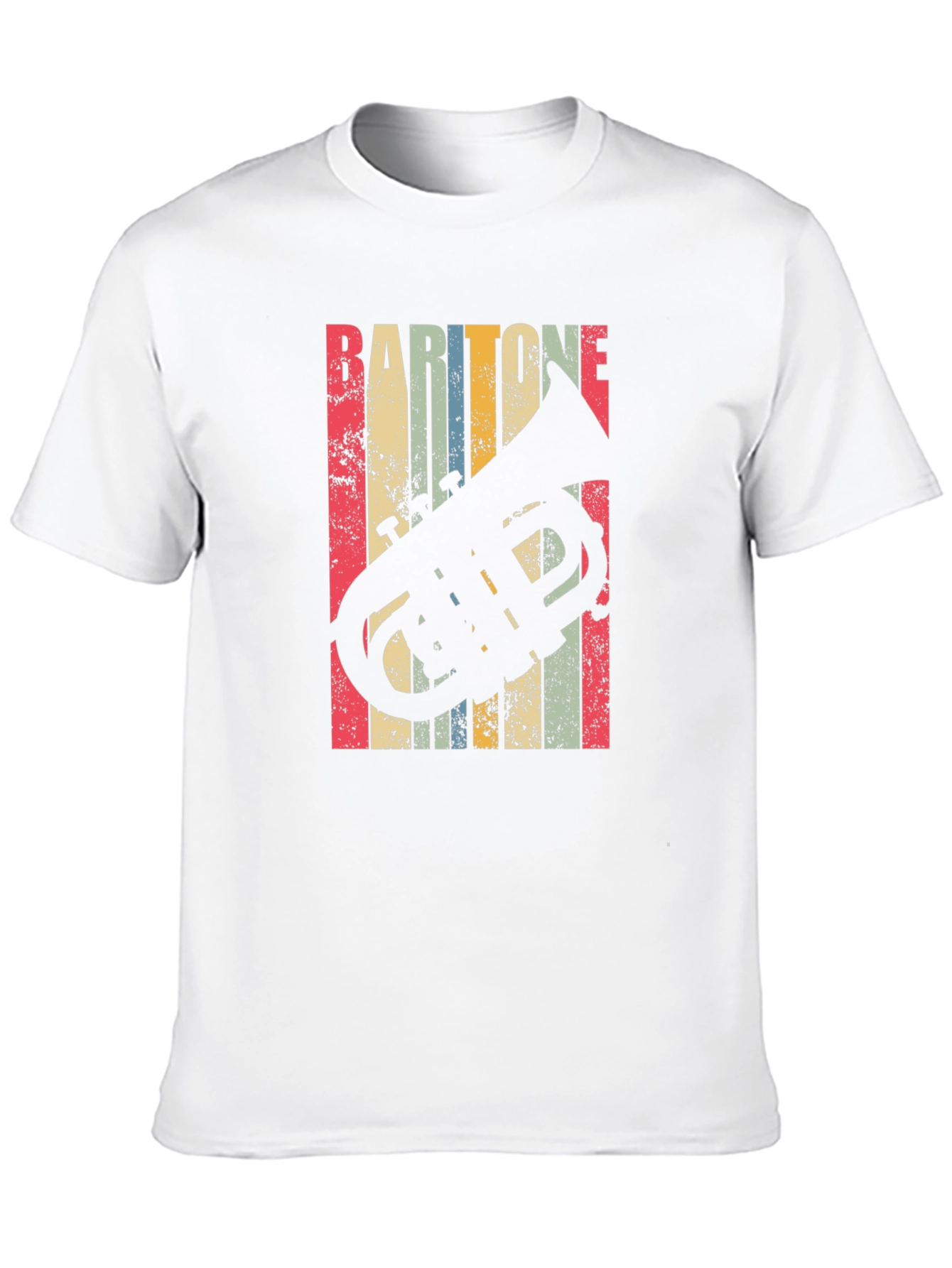 Baritone Horn Retro Style T-Shirt