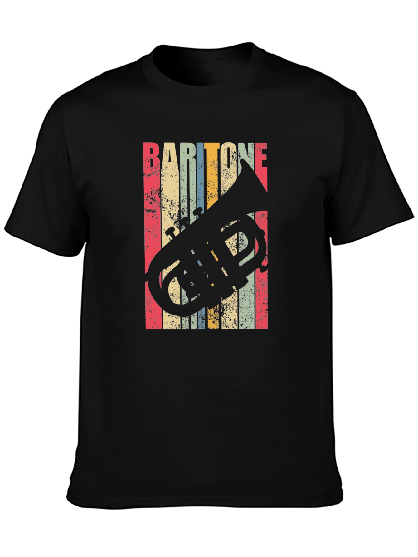 Baritone Horn Retro Style T-Shirt