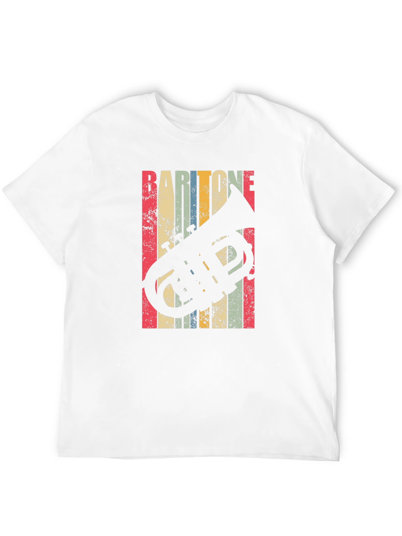 Baritone Horn Retro Style T-Shirt