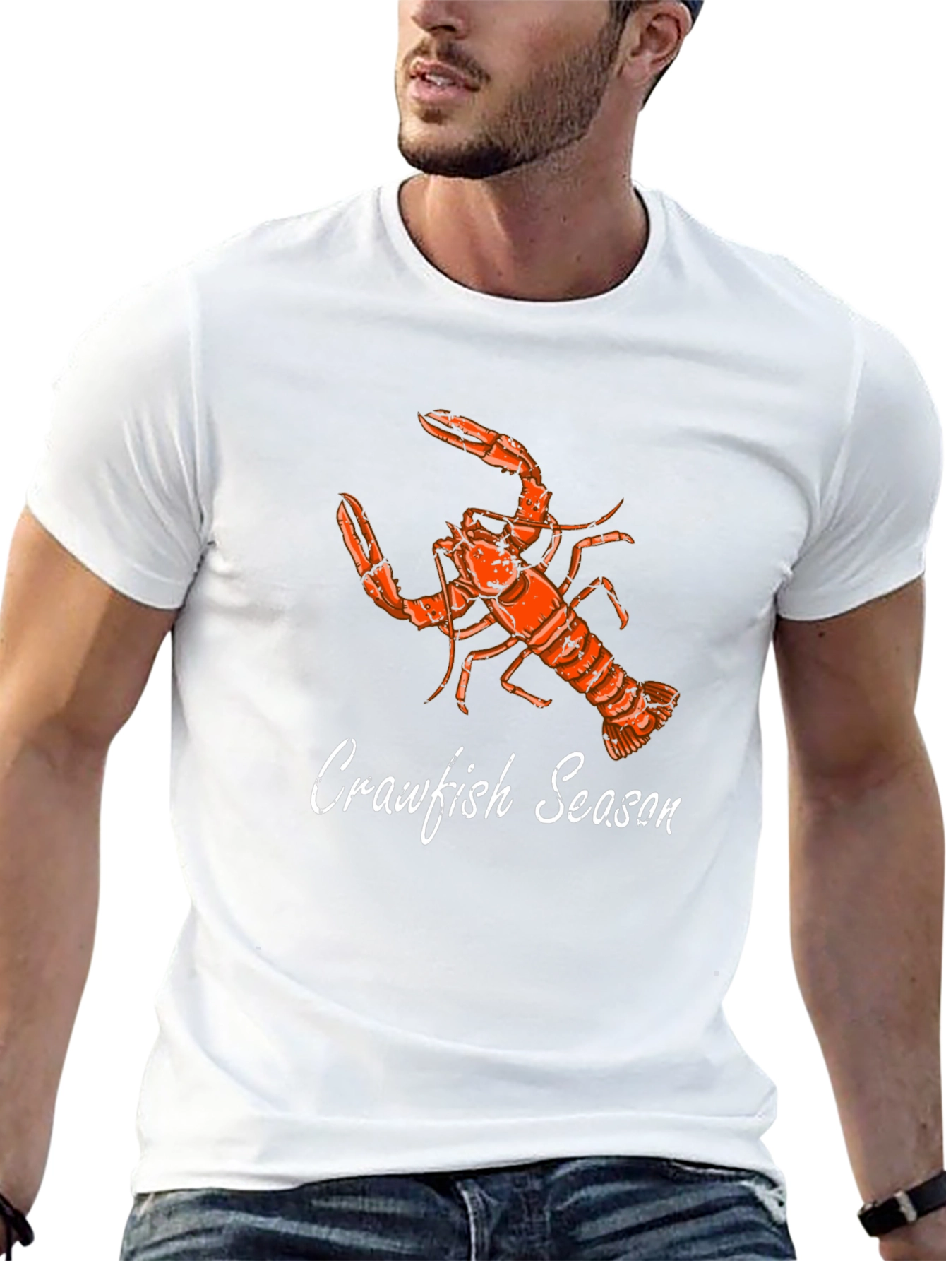 Crawfish Season Graphic T-Shirt - Black