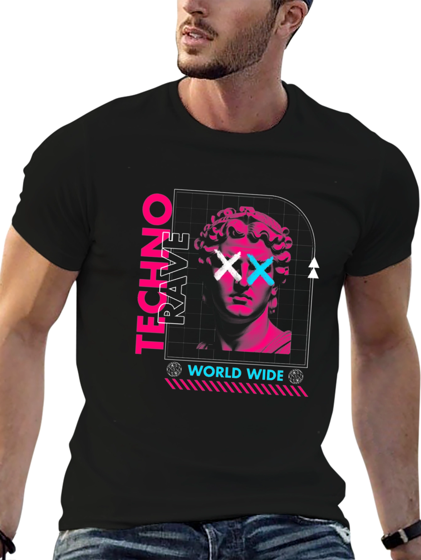 Techno Rave T-Shirt - Worldwide Party Apparel