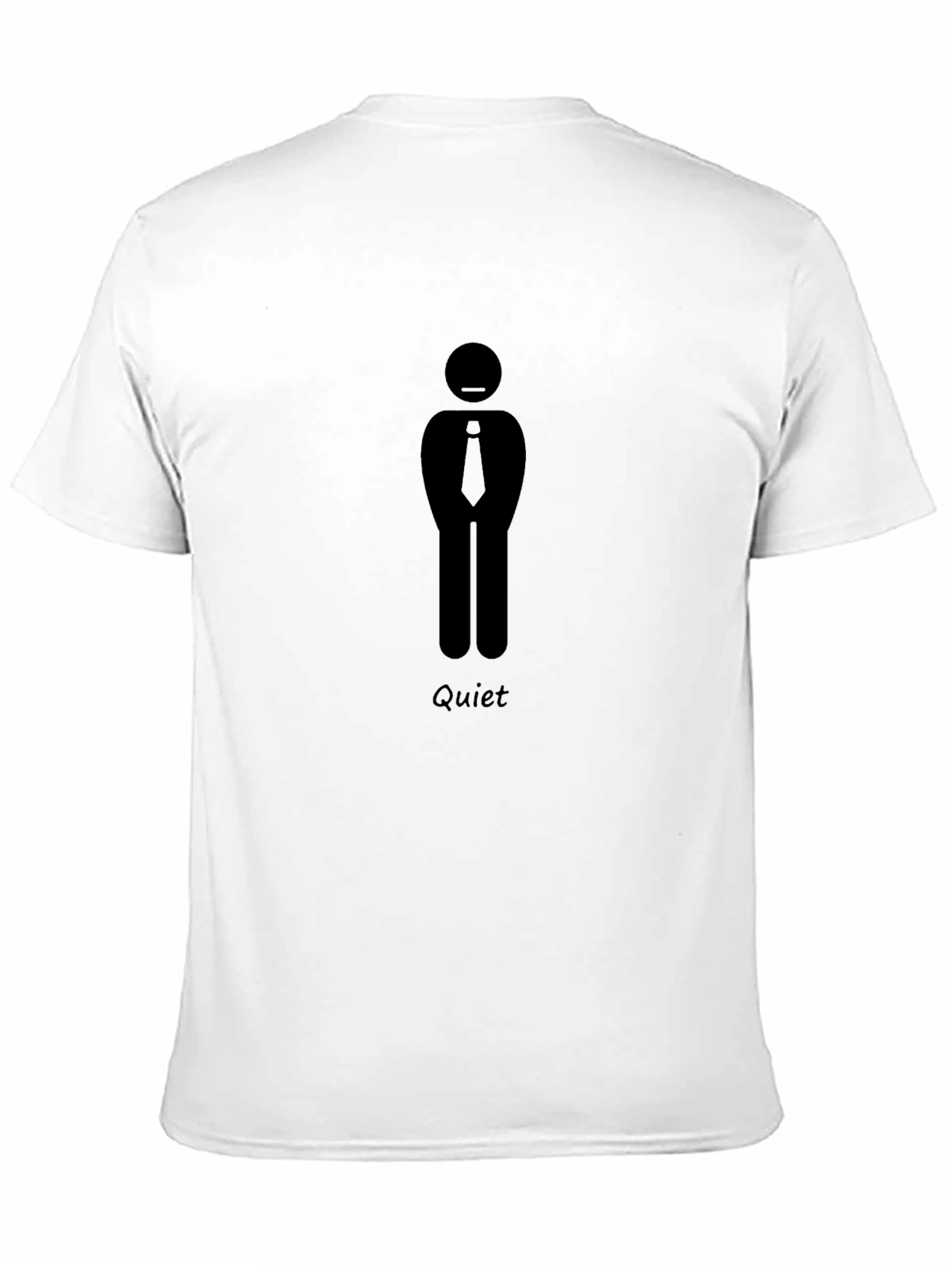 Quiet Man Graphic Tee - Black