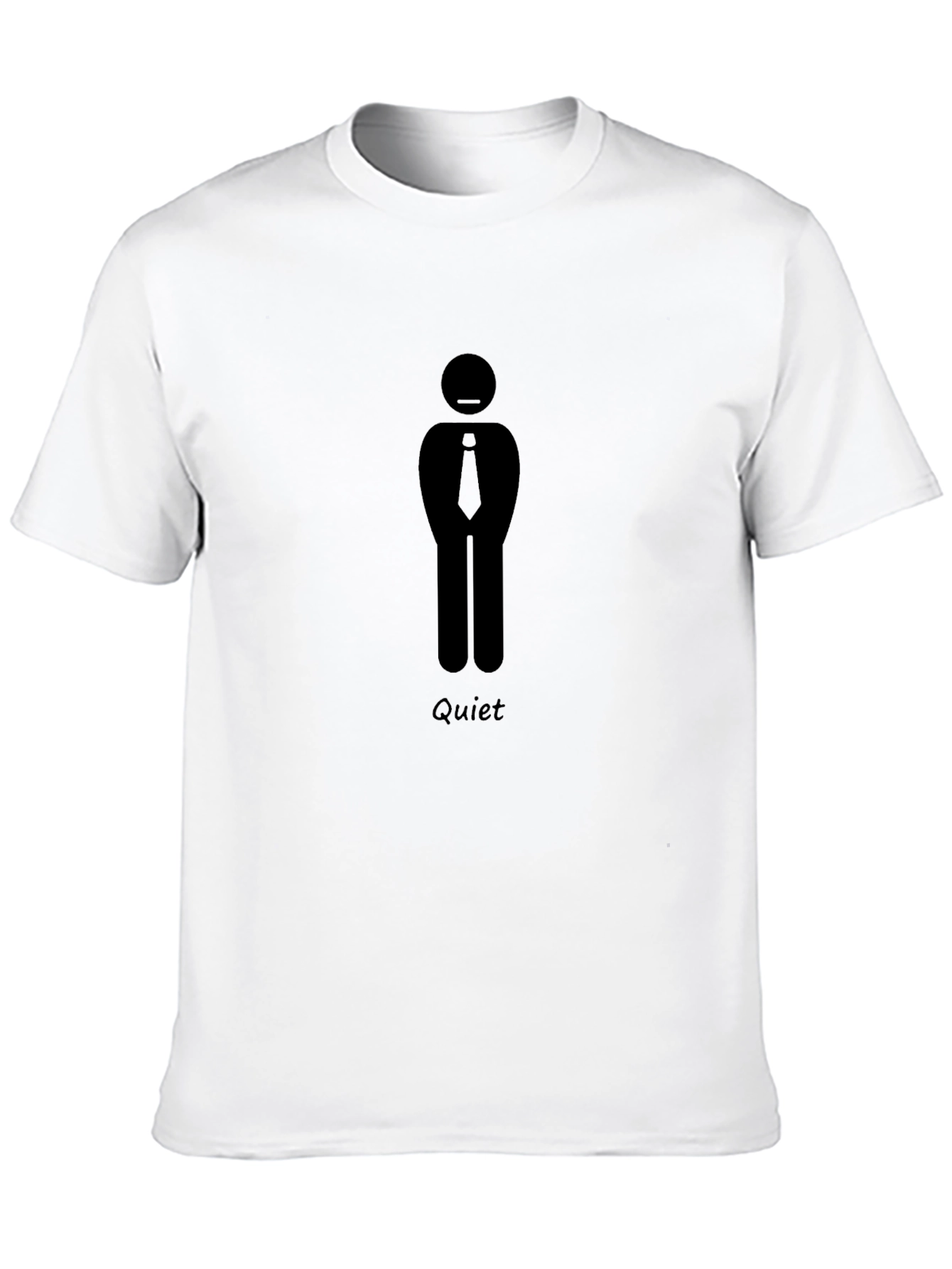 Quiet Man Graphic Tee - Black