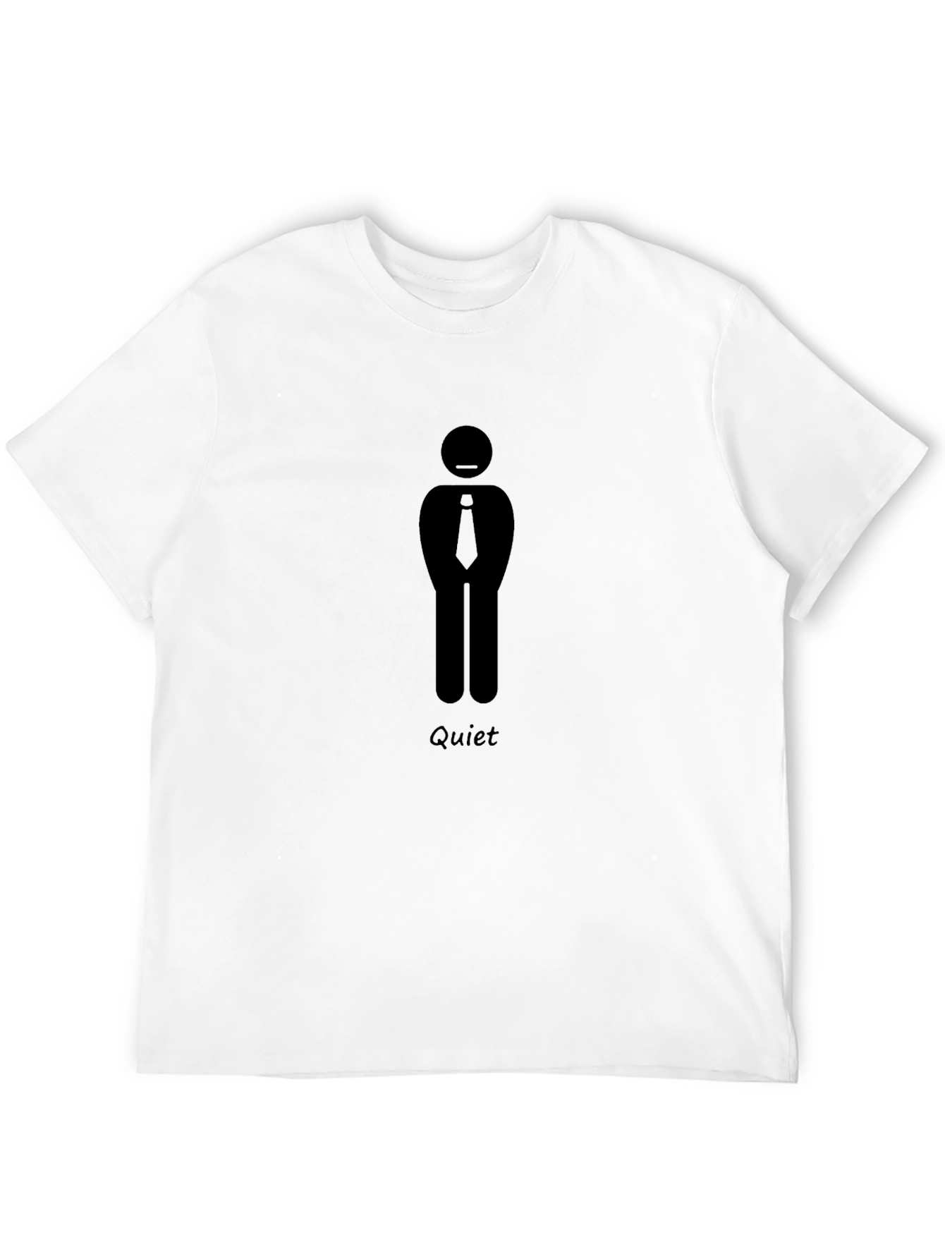 Quiet Man Graphic Tee - Black