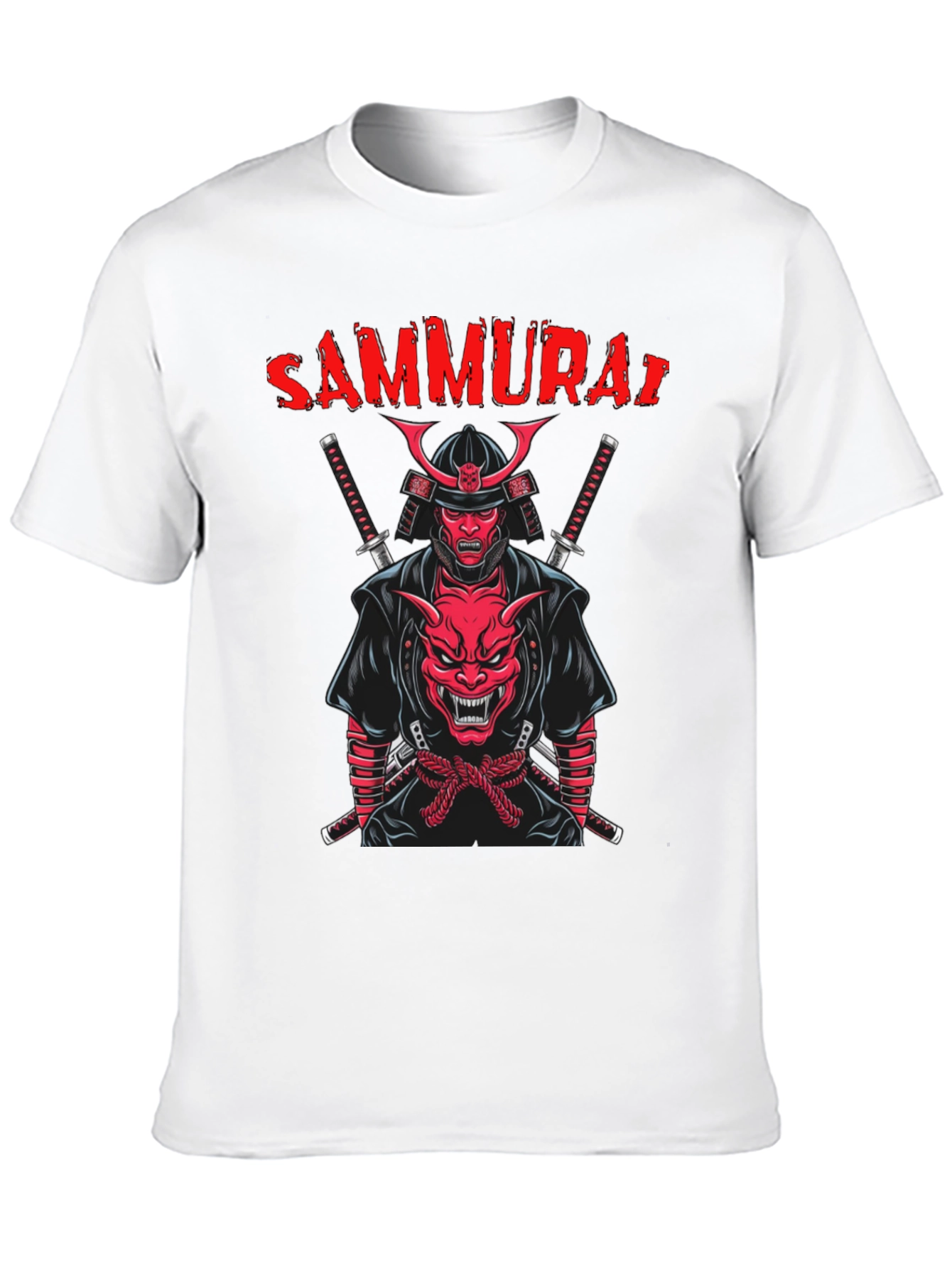 Samurai Graphic T-Shirt - Black