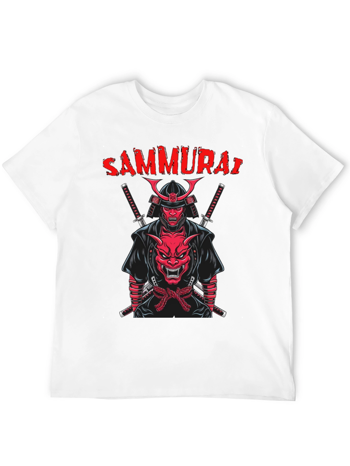 Samurai Graphic T-Shirt - Black