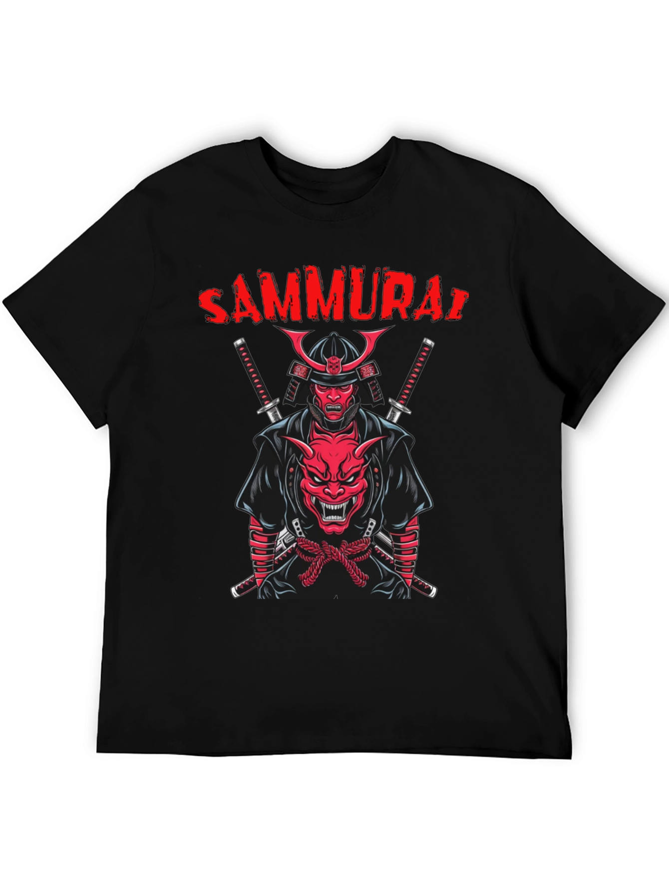 Samurai Graphic T-Shirt - Black