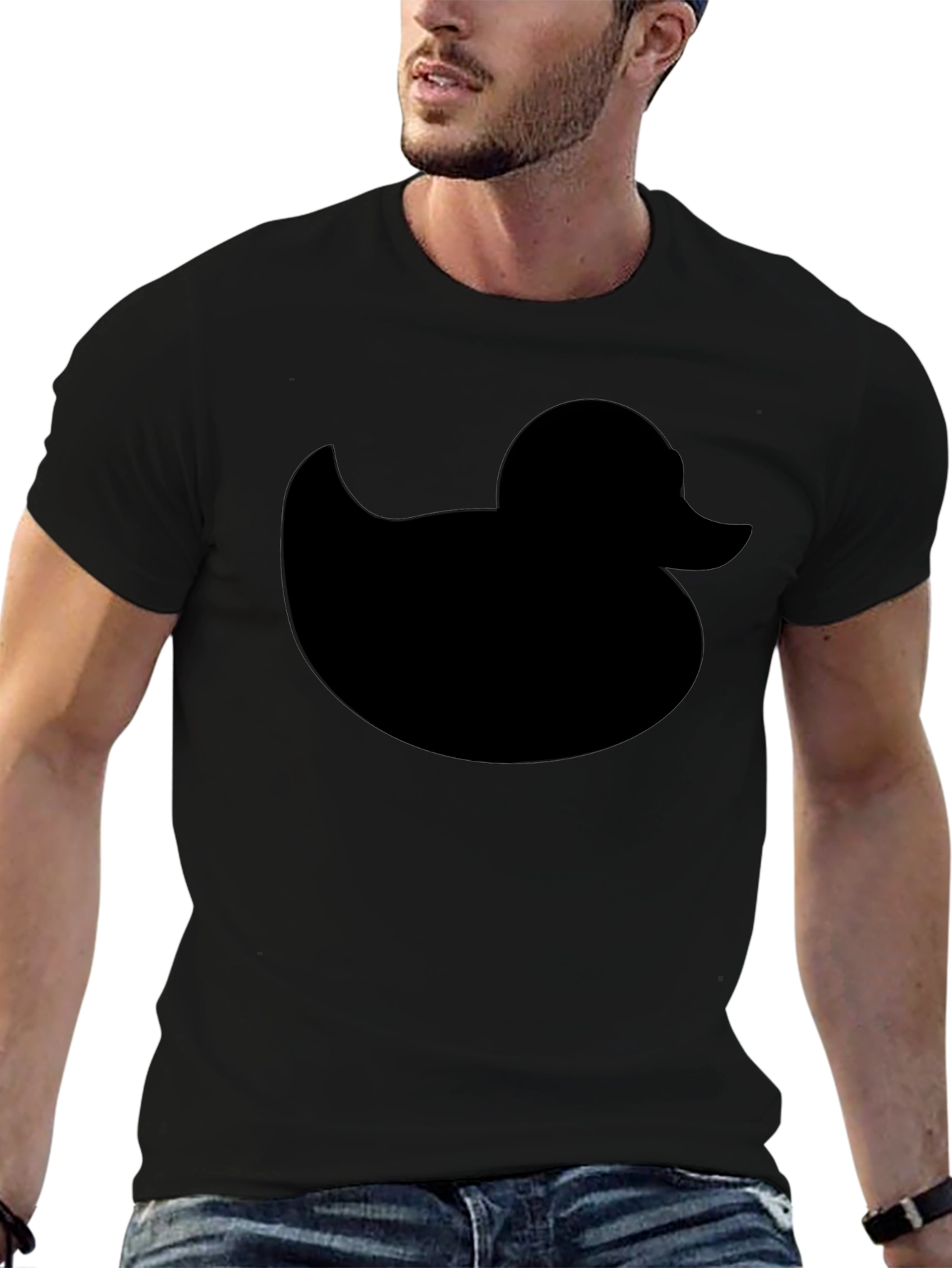 Black Rubber Duck Graphic T-Shirt