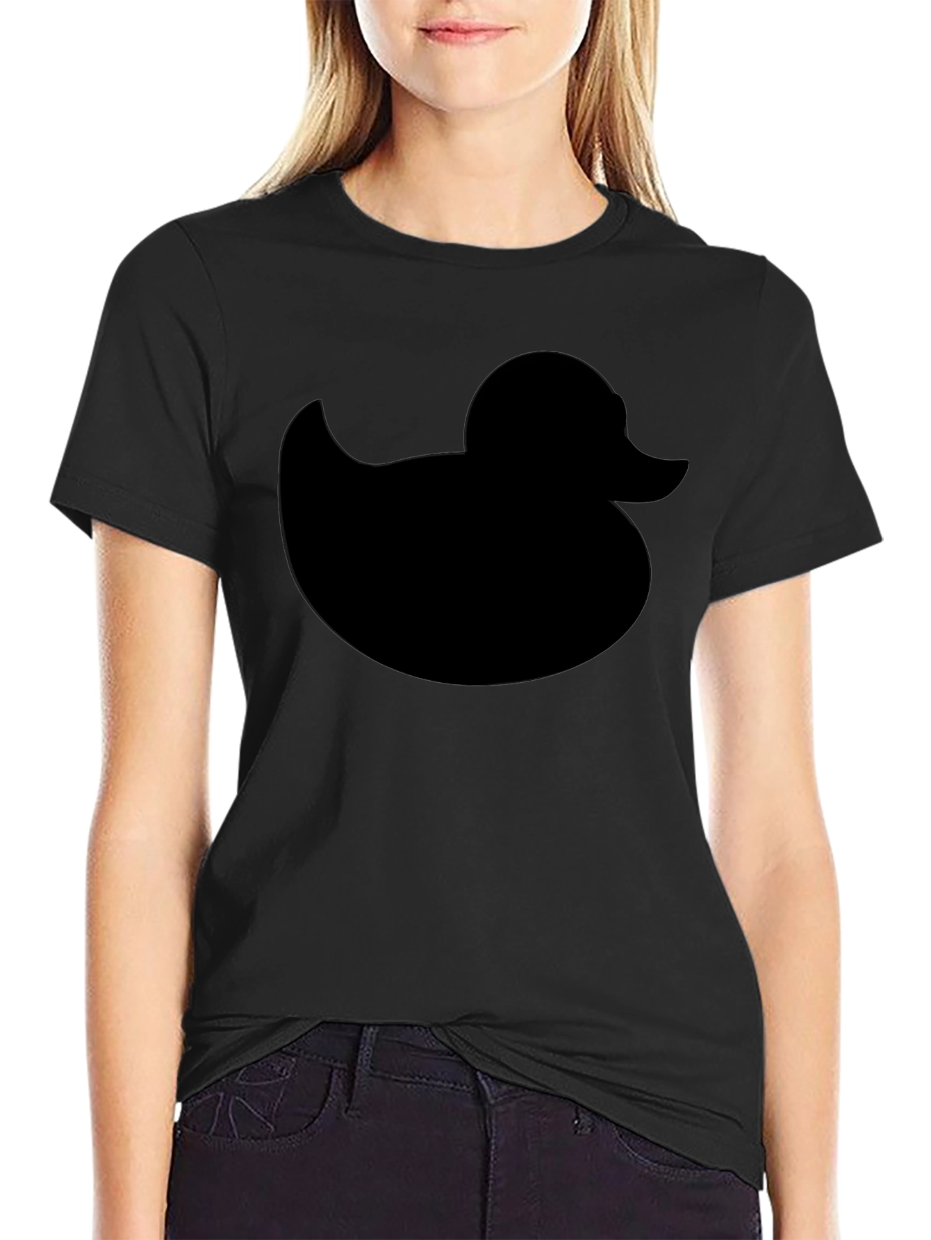 Black Rubber Duck Graphic T-Shirt